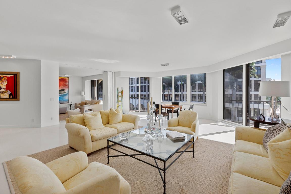Beautifully appointed 3BR/2.5BA residence in the coveted L'Ermitage. This bright, expansive home offers multiple open living spaces, a sleek modern kitchen, generous guest suites, and a stunning primary suite with boutique-style primary closet and spa bath. Wall-to-wall windows frame gorgeous southwest-facing Intracoastal and city views. Enjoy a private balcony, private elevator, and access to the building's elegant amenities, including tennis court, pool, beach access, Lake Trail Access and entertaining spaces—all in a prime Palm Beach location.