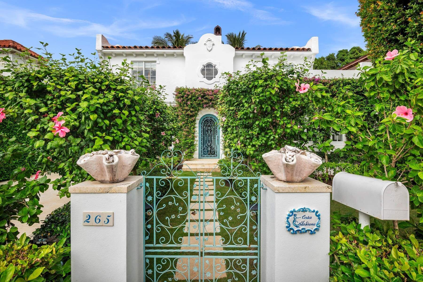 A true gem! One of a kind exquisitely designed classic Mediterranean residence.  Just completed renovations for today's living but upholding the integrity of a by gone era. The stunning living room, dining room and new gourmet kitchen all lead out to the lush orchid garden, loggia and pool.  A dramatic staircase leads to the four bedrooms and luxurious marble bathrooms. Hardwood floors, Venetian plaster walls and impact glass throughout. Steps to the beach and minutes to town.