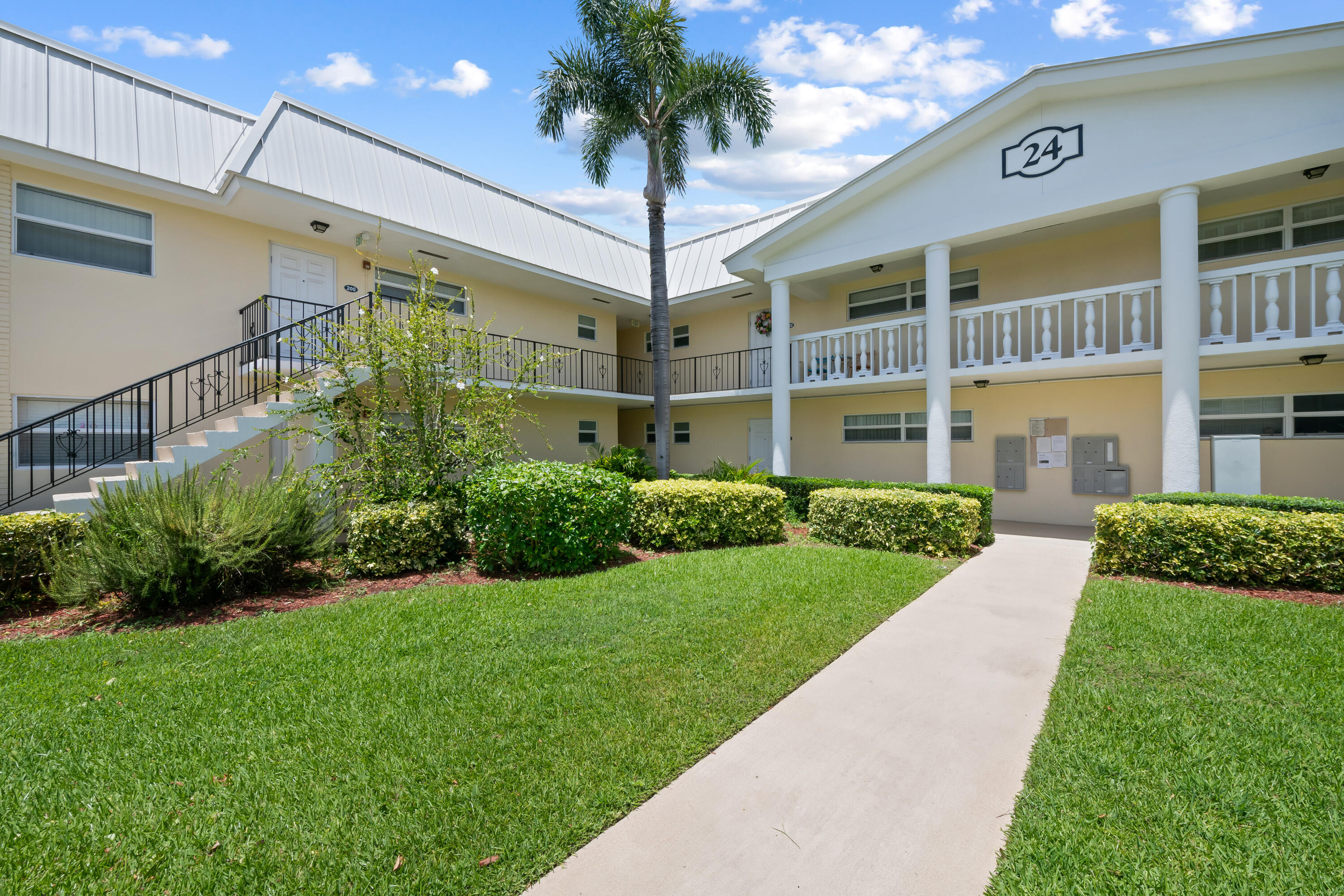 Enjoy intracoastal views at this 55+ resort-style community! Discover the relaxed coastal lifestyle you've been dreaming of in this hard-to-find 1-bedroom, 1.5-bath residence, ideally located in the highly desirable Colonial Club community. This rare first-floor unit offers exceptional privacy along with a serene view and a peaceful sense of retreat. Beautifully designed for comfort, ease, and effortless Florida living, this inviting residence is ideal for year-round enjoyment or a tranquil seasonal escape. The updated kitchen offers a bright, open feel with modern wood cabinets, tile backsplash, and stainless-steel appliances.  This residence offers both comfort and convenience.