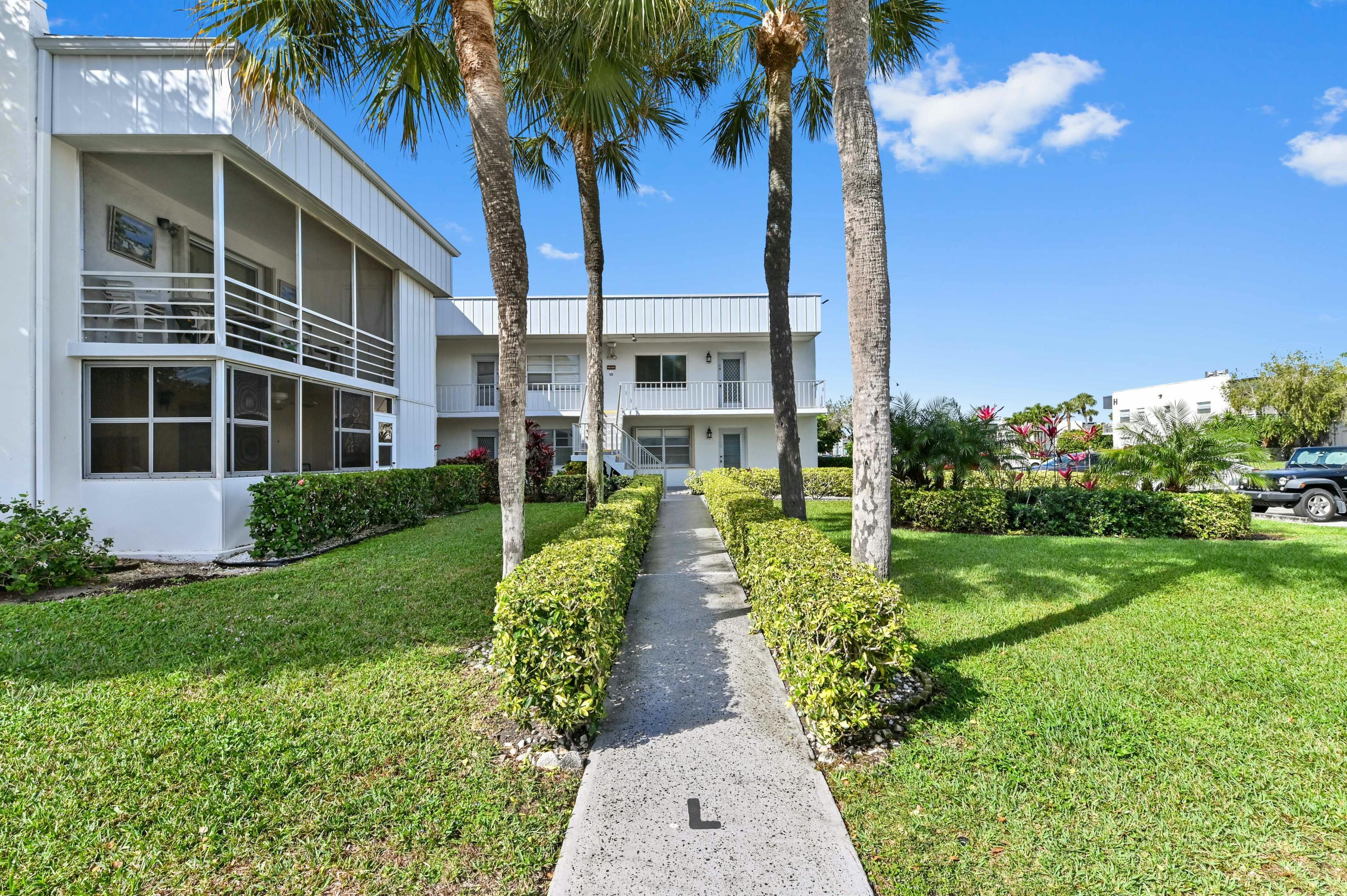 55+Beautifully Remodeled 2-Bed, 2-Bath.Condo in Active Adult Community.This stunning,fully remodeled ground-floor condo offers modern elegance and convenience in a vibrant 55+ community.This unit has been upgraded from top to bottom with high-end finishes and thoughtful details throughout.Gourmet Kitchen:Quartz Counters,soft close shaker style cabinets.Crown molding,newer front door and interior doors,fresh paint, updated lighting,including high hats and stylishfixtures.Luxurious Bathrooms,Relax in the jacuzzi tub in the second bath.Masterbath has gorgeous tile and vessel sink.Flooring: 18'' ceramic tile throughout unit. Enjoy peaceful garden view from your unit.Newer washer,dryer,  no popcorn and a newer water heater,walking distance to Burgundy pool.3 clubhouse,7 pools,2 bistros