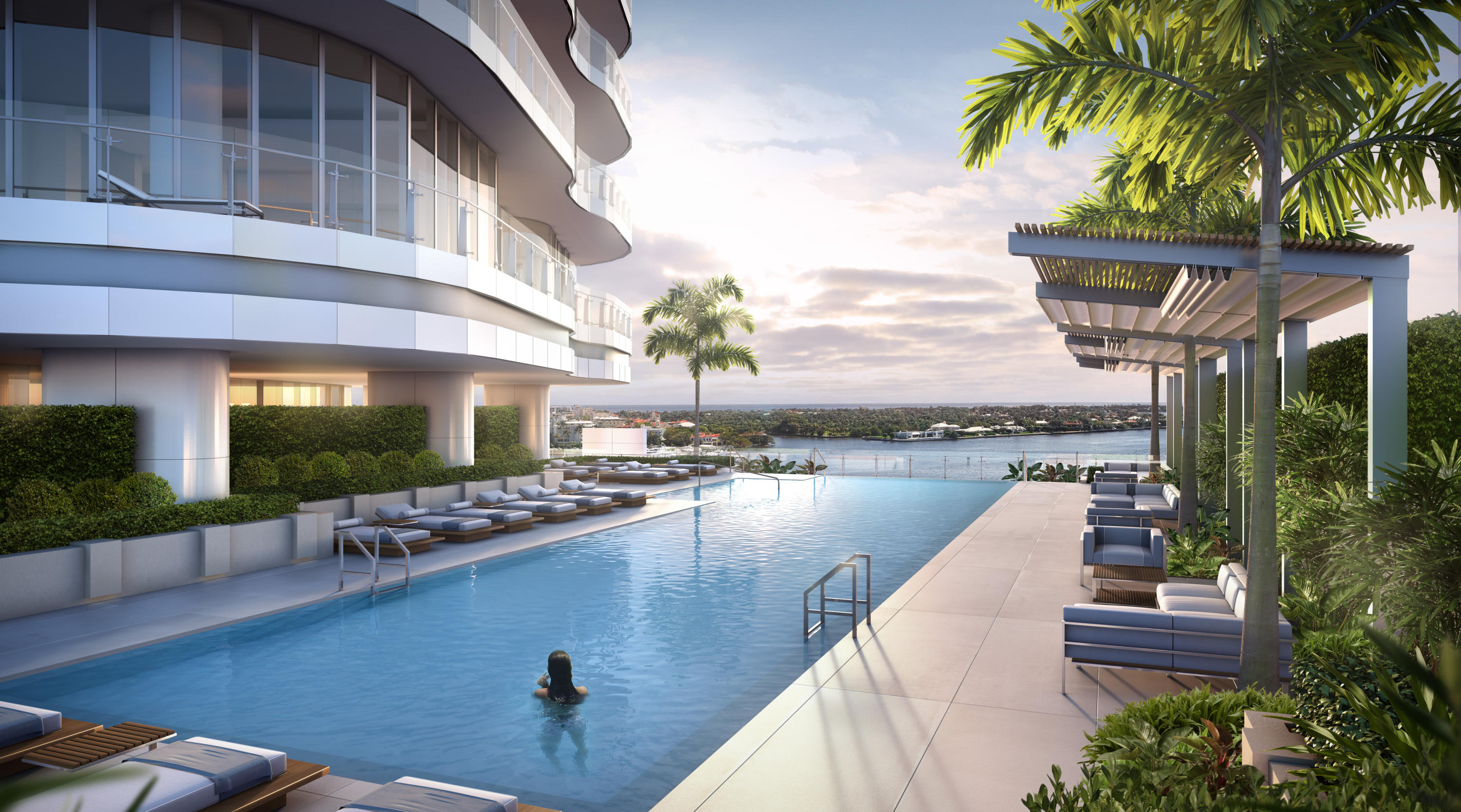 Iconic 25-story new development with unobstructed ocean/intracoastal view steps from Palm Beach. Flow-through residences offer dramatic ceiling heights, floor-to-ceiling glass, expansive balconies. Amenities include pools, salon, spa, gym, valet.
sold as a raw box