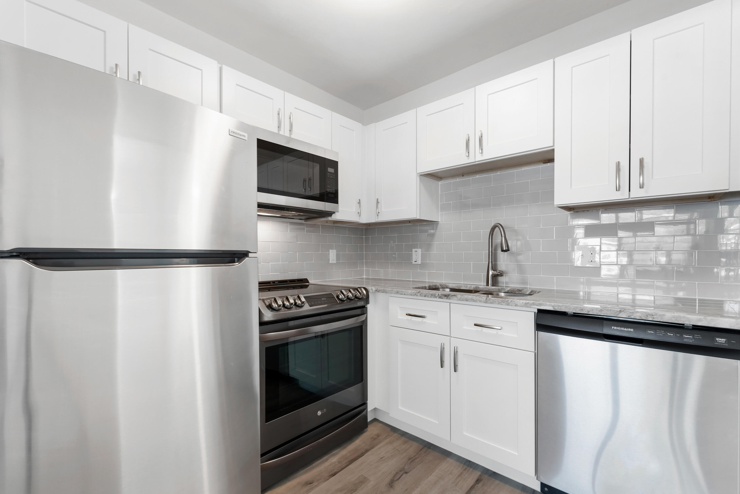 Enjoy this 55+ community with FIRST YEAR OF MONTHLY HOA FEES PAID, WITH FULL PRICE OFFER! This beautifully updated 1-bedroom, 1.5-bathroom condo that offers modern living at its finest. This unit features a brand new kitchen with sleek stainless steel appliances, fully updated bathrooms, and upgrades to plumbing and electrical systems. Additionally, it boasts a new water heater for added convenience. Perfect for anyone seeking a move-in-ready home in a prime location.)