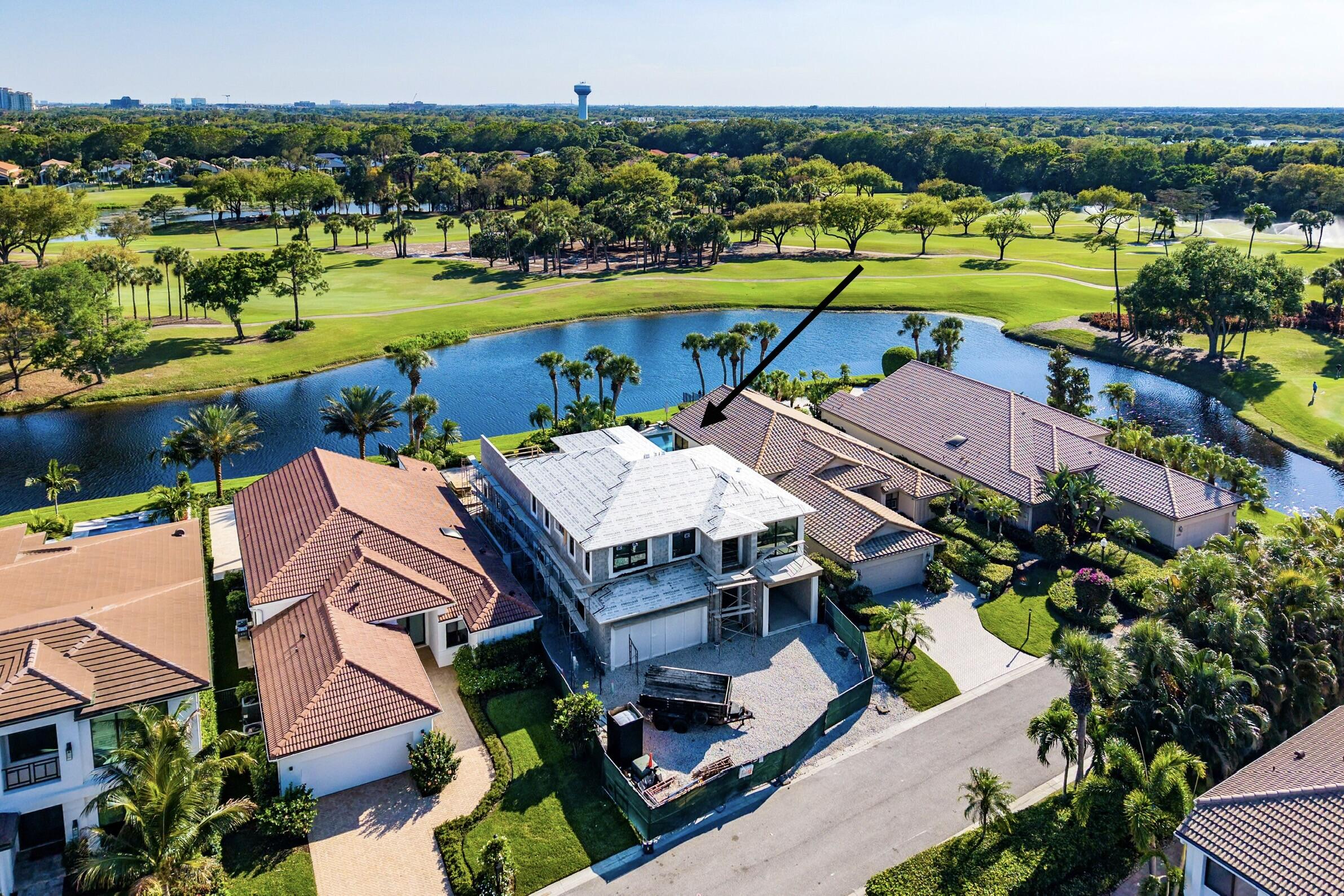 13315 Provence Dr is an extraordinary new construction estate located in the prestigious Frenchman's Creek Golf and Country Club, Palm Beach Gardens, Florida. Crafted by Gale James Asset Management / May Residential, and designed by the acclaimed Phillip Herrington Architects, this residence is further enhanced by the refined touch of renowned Palm Beach interior designer Terri Palmieri. The result is a home that represents both timeless elegance and modern resilience—an enduring sanctuary where every detail speaks of craftsmanship and luxury.
This custom-designed property offers 4 bedrooms, 4.5 baths, and over 4,100 square feet under air. Expansive living spaces are highlighted by soaring two-story glass windows, a dramatic glass staircase, and a thoughtfully planned layout that balance grand scale with intimate comfort. Luxury finishes include custom maple cabinetry, wood flooring throughout, spa-like bathrooms, and Brizo and Toto fixtures. The home is equally suited for relaxation and entertainment, featuring a pool and hot tub, Exercise room, a second-floor viewing deck overlooking expansive lake and golf course scenery, a bonus entertainment area, and a stylish bar. With serene lake and golf course views, it provides a lifestyle that is as scenic as it is sophisticated.

This home is engineered to the highest standards, the home incorporates a 200-220 MPH wind-rated wall structure with poured concrete foundations, 180 MPH hurricane-resistant PGT impact windows and doors, and a precision concrete tile roof system. Smart home electronics, custom wood entry doors, and designer kitchen appliances from Miele, Subzero, and Wolf further elevate the experience. Every detail of this residence blends strength, beauty, eloquence and functionality, creating not just a home but an investment in security and legacy. Scheduled for delivery in the last quarter of 2026, 13315 Provence Dr represents a rare opportunity to own a masterpiece that combines cutting-edge engineering with Palm Beach luxury living.