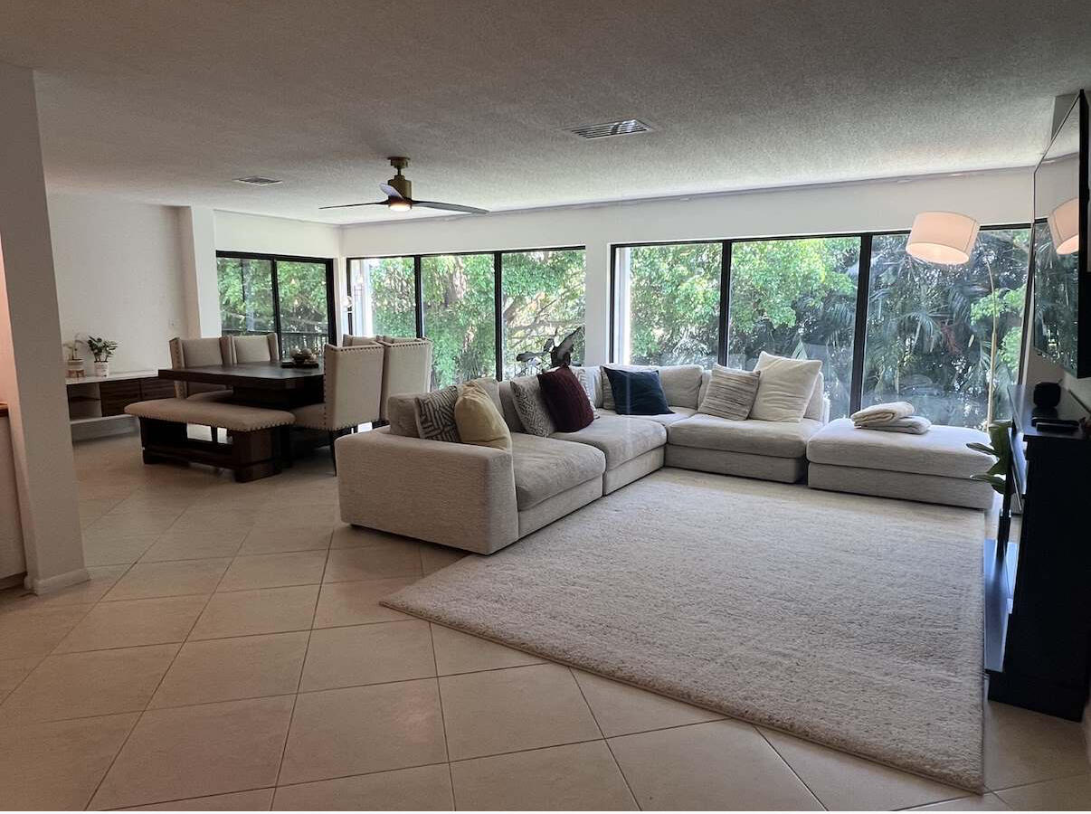 Welcome to this spacious three-bedroom, two-and-a-half-bath condominium located in Lands of the President Condo 6 in West Palm Beach, Florida. This two-story residence offers 2,096 square feet of finished living space, providing comfortable room for all your needs. The thoughtful layout across two floors maximizes functionality and flow throughout the home. This condominium presents an excellent opportunity for those seeking substantial square footage and multiple living spaces in a well-established community.