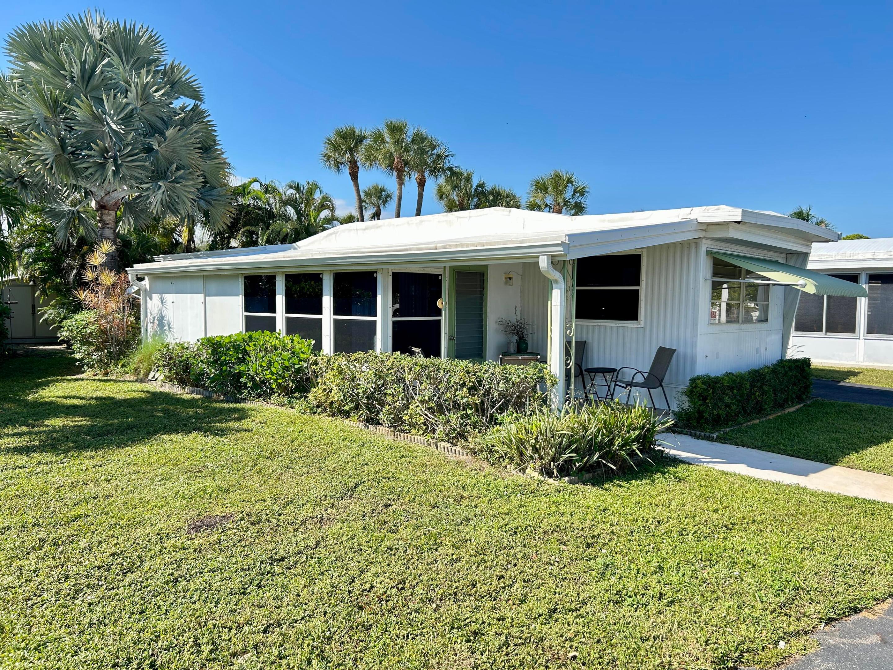 Beautiful & Spacious Mobile Home for Rent - Quiet 55+ Pine Tree Park Community & Marina. Calling all boaters! Enjoy intracoastal and ocean access in this well-maintained 2BR / 1.5BA home offering comfort, space, and a peaceful lifestyle. Next to club house, pool and all amenities.