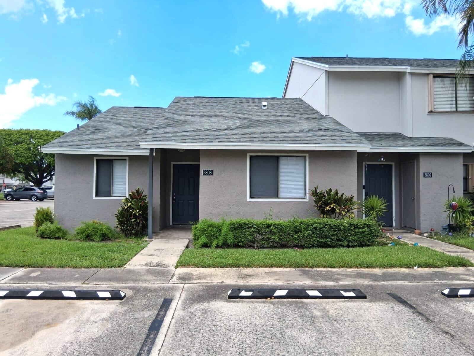 Welcome home to this charming single-story 2-bedroom, 2-bath villa-style townhouse! Featuring a recently remodeled kitchen, fresh interior paint, and new flooring in one of the bedrooms, this home offers comfort, style, and move-in-ready convenience.  Ideally located, the community provides easy access to Downtown West Palm Beach, Wellington, I-95, 15 minutes from the airport and the Florida Turnpike. You'll also be just minutes from shopping centers, dining, entertainment, and South Florida's beautiful beaches.  Don't miss this opportunity to enjoy a well-maintained home in a prime location that puts everything you need within reach!