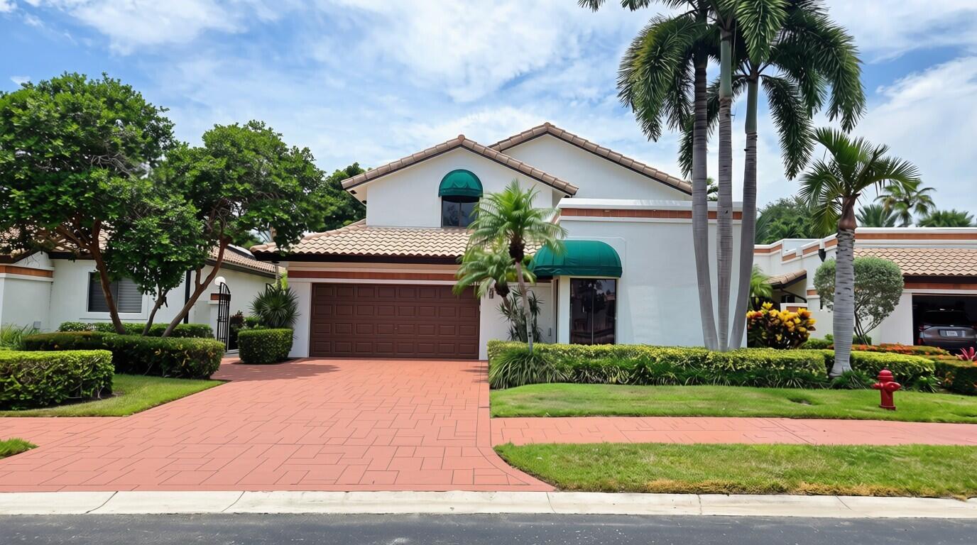 EXPANSIVE BACKYARD SPACE! Stunning 3BR/2.5BA, 2,605 sq ft two-story home in Villa Flora at Boca Pointe. The showstopper: an oversized backyard perfect for entertaining, a future pool, or just space to spread out. Two-car garage. Lawn care, fiber-optic internet, and basic cable INCLUDED. Enjoy Boca Pointe's non-mandatory country club with golf, tennis, and pickleball — join if you like, no obligation. Walking distance to places of worship. Quality construction and a well-connected, established community. Don't miss this rare backyard oasis!