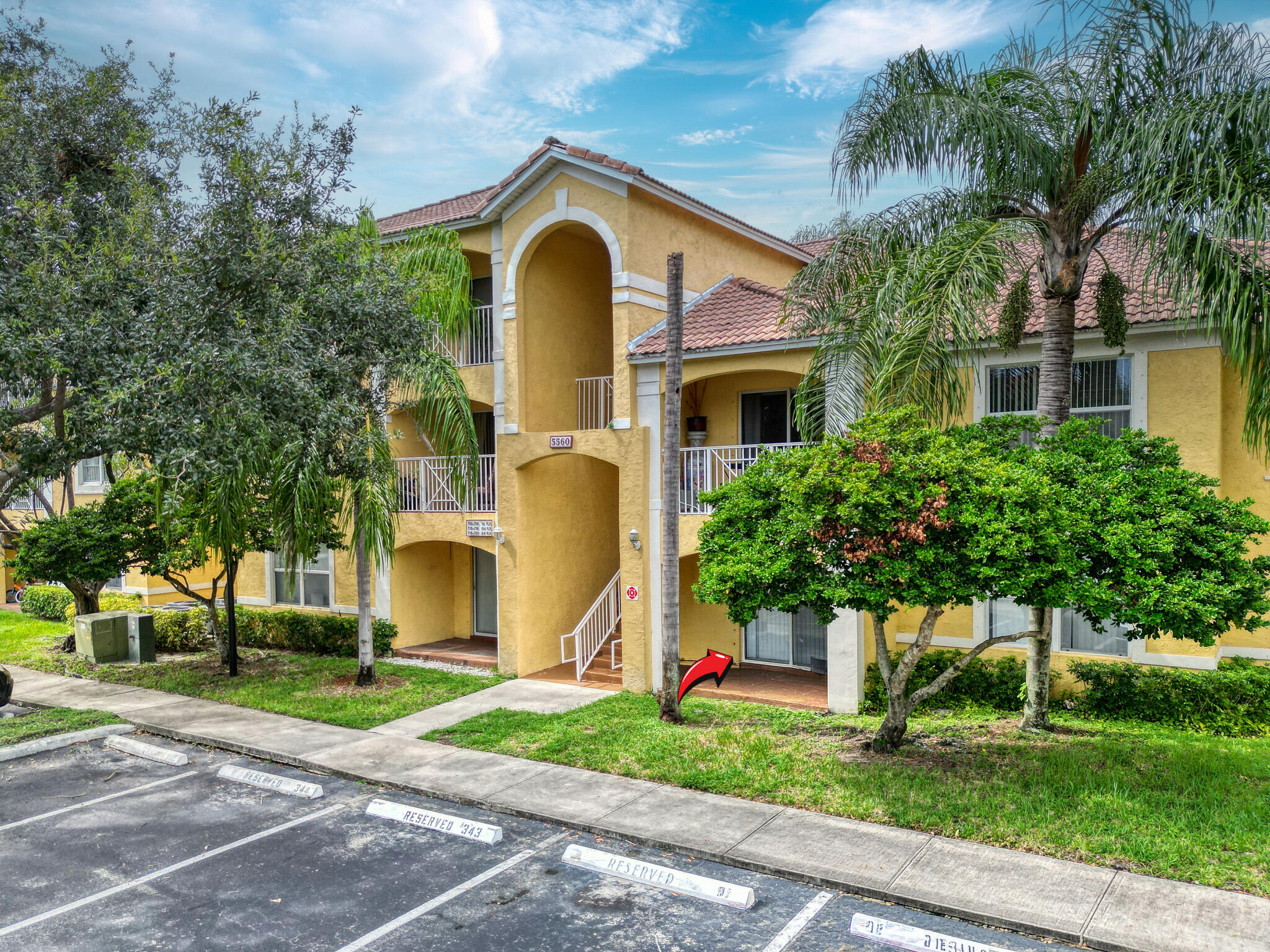 Welcome to this beautifully updated 2-bedroom, 1-bathroom first-floor condo located in the sought-after Club Caribe community in Coconut Creek. With easy access to the Sawgrass Expressway and 441, this modern unit features a sleek kitchen and bathroom, designed for your comfort and style. Enjoy the abundance of natural light that fills the space, along with the convenience of a full-size washer and dryer. Situated within walking distance to the clubhouse, community pool, and Pickleball & Tennis courts, this professionally managed community allows for immediate rental opportunities. Please note, this home is currently tenant-occupied, so schedule your appointment with notice.