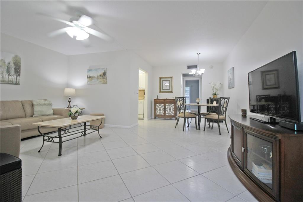 WATCH THE SUNRISE OVER THE FABULOUS LAKE VIEW IN THIS IMMACULATE 1 BEDROOM, 1.5 BATH CONDO!! FULLY FURNISHED & TURNKEY!! KITCHEN FEATURES TILE BACKSPLASH, SIDE BY SIDE REFRIGERATOR & S.S. SINK! FRESHLY PAINTED THRU-OUT!! CERAMIC TILE IN LIVING AREA, LAMINATE IN BEDROOM! SOFA BED IN THE LIVING ROOM FOR GUESTS! ENCLOSED PATIO FEATURES CERAMIC TILE FLOOR AND GORGEOUS WATER VIEW!! WALK TO THE CLUBHOUSE WHERE THE AMENITIES ARE SECOND TO NONE!! CENTURY VILLAGE EAST IS A GUARD GATED COMMUNITY WITH FREE TRANSPORTATION INSIDE AND OUT!! THEIR LAVISH CLUBHOUSE INCLUDES CLASSES, CLUBS, FREE MOVIES, BROADWAY SHOWS & STATE OF THE ART GYM!!  10 MINUTES TO THE OCEAN! CLOSE TO SHOPPING, MAJOR HWYS AND GREAT RESTAURANTS!  ASSOC. CLAIMS 55+.