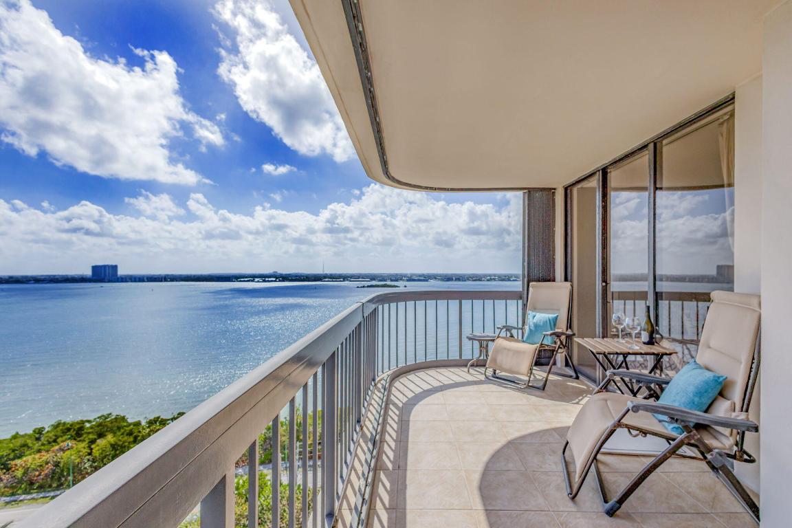 TWO BREATHTAKING BALCONIES! Light and bright south east exposure with ocean and Intracoastal water views in every direction! Enjoy spectacular sunrise & sunset views from one of your two large separate terraces. New A/C and hot water heater.This condo boasts 1,700+ square feet of living space with ample size closets and storage. Large floor plan with a light and bright kitchen ready for your own personal touches. Residence is being sold fully furnished and includes garage parking. Eastpointe I is a luxury building with a heated pool, sauna, and spa amenities along with 24-hour security and concierge service. Singer Island offers an abundance of local amenities including nearby shopping at the luxurious Gardens Mall and 10 minutes from Worth Ave , But most important it has miles of sandy beach at your footsteps.