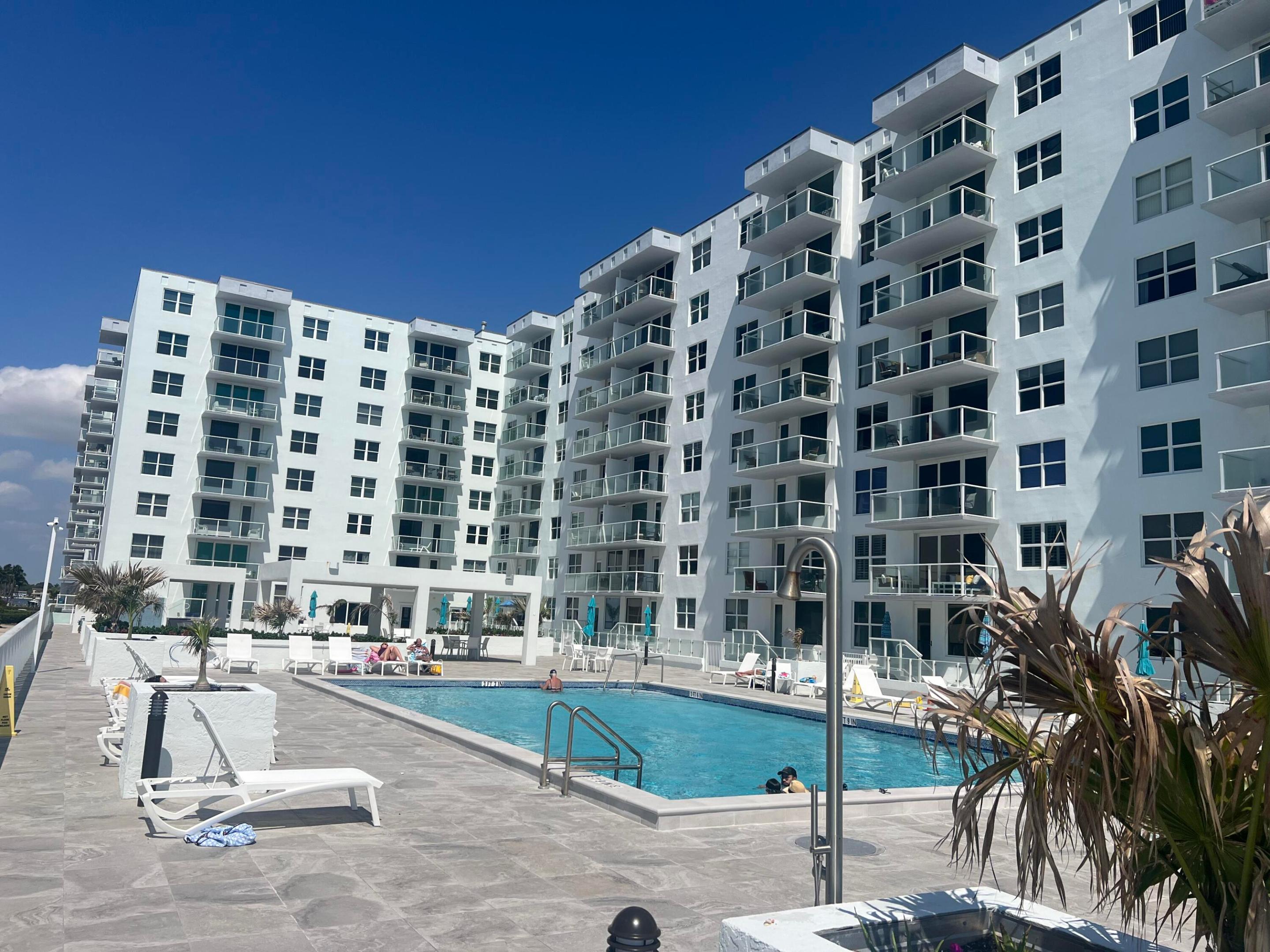 This apartment is located in a totally renovated  building and it has a beautiful view of the Ocean from balcony, it is on the coveted amenity floor, Gym, pool and beach are just steps from this unit. Deeded garage parking just under your apartment and near the lobby door and just one floor up from lobby. Guests parking is available and assigned by the front desk upon request.  Maintenance fee Incl: Cable; WiFi; Common Areas; Water; Hot Water; Insurance-Bldg; Janitor; Laundry Facilities; Lawn Care; Manager; Pest Control; Pool Service; Security; Sewer; Trash Removal.