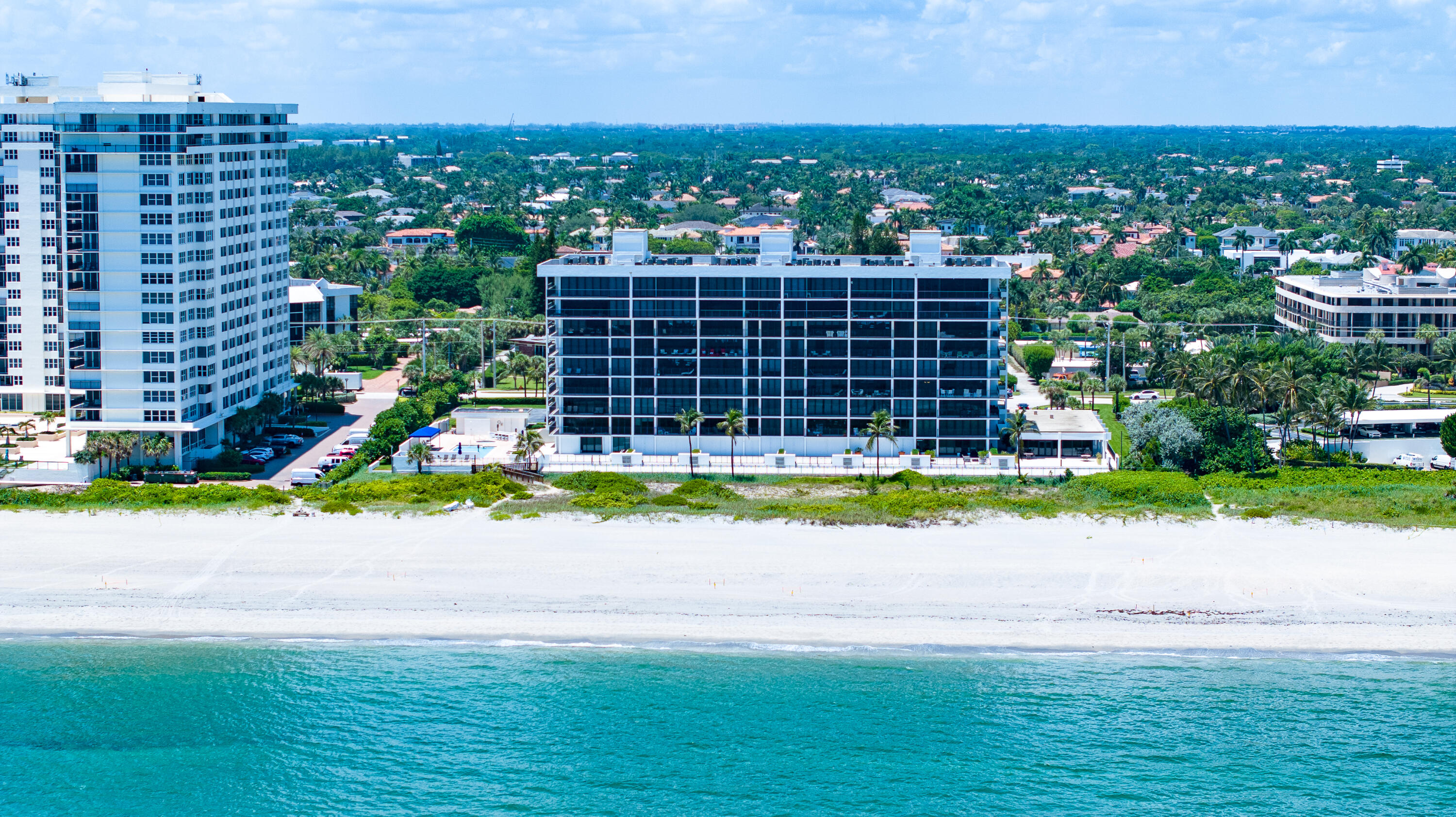 RARELY AVAILABLE BEACHFRONT VILLA OFFERING EFFORTLESS INDOOR-OUTDOOR LIVING IN ONE OF BOCA RATON'S MOST DESIRABLE BOUTIQUE OCEANFRONT BUILDINGS. THIS BEAUTIFULLY UPDATED TWO-BEDROOM, TWO-BATH RESIDENCE FEATURES AN EXPANSIVE OCEANFRONT TERRACE AND A SEPARATE OVERSIZED PRIVATE WEST-FACING TERRACE, CREATING EXCEPTIONAL SPACES FOR ENTERTAINING, OUTDOOR DINING, OR SIMPLY ENJOYING THE COASTAL LIFESTYLE. THE THOUGHTFULLY REDESIGNED KITCHEN HAS BEEN OPENED TO THE GREAT ROOM, CREATING A LIGHT-FILLED AND OPEN-CONCEPT FLOOR PLAN. AN INVITING OCEANFRONT BREAKFAST AREA CAPTURES TRANQUIL WATER VIEWS AND PROVIDES THE PERFECT SETTING TO BEGIN EACH DAY.  RESIDENTS ENJOY AN EXCEPTIONAL COLLECTION OF AMENITIES, INCLUDING AN OCEANFRONT SWIMMING POOL OVERLOOKING MILES OF PRISTINE SANDY BEACHES, DIRECT BEACH ACCESS, AN ELEGANT CLUB ROOM, FITNESS CENTER, AND A BEAUTIFULLY RENOVATED CONTEMPORARY LOBBY WITH FULL-TIME DOORMAN SERVICE. PET FRIENDLY. COMPLETING THIS EXCEPTIONAL OFFERING ARE TWO GARAGE PARKING SPACES. AN OUTSTANDING OPPORTUNITY TO ENJOY THE BEST OF BOCA RATON'S BEACHFRONT LIFESTYLE!   DISCLAIMER: Information published or otherwise provided by the listing company and its representatives including but not limited to prices, measurements, square footages, lot sizes, calculations, statistics, and videos are deemed reliable but are not guaranteed and are subject to errors, omissions or changes without notice. All such information should be independently verified by any prospective purchaser or seller. Parties should perform their own due diligence to verify such information prior to a sale or listing. Listing company expressly disclaims any warranty or representation regarding such information. Prices published are either list price, sold price, and/or last asking price. The listing company participates in the Multiple Listing Service and IDX. The properties published as listed and sold are not necessarily exclusive to listing company and may be listed or have sold with other members of the Multiple Listing Service. Transactions where listing company represented both buyers and sellers are calculated as two sales. "No payments made until title passes" Some affiliations may not be applicable to certain geographic areas. If your property is currently listed with another broker, please disregard any solicitation for services. Information published or otherwise provided by seller, listing company or its representatives is deemed reliable but are not guaranteed and subject to errors, omissions, or changes without notice. Copyright 2026 by the listing company. All Rights Reserved.