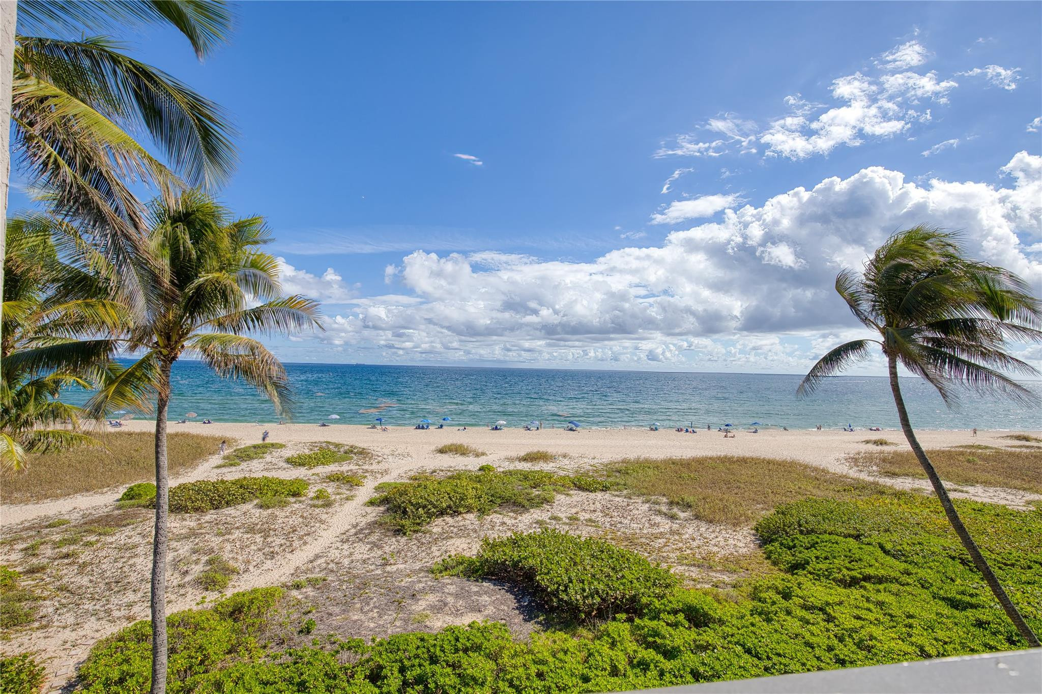 DIRECTLY ON THE SAND!! This beachfront townhouse offers breathtaking, unobstructed views of the Atlantic Ocean. Enjoy the soothing sound of the waves from two private balconies, one off the living area and the other off the primary bedroom. Both featuring floor to ceiling sliding glass doors that showcase the stunning ocean view and abundant natural light. This spacious 2-bedroom, 2.5 bath residence offers comfortable coastal living, with impact windows and doors, a full-size washer and dryer, gated garage parking for one vehicle and additional guest parking. Ideally located in the newly revitalized Pompano Beach area, just steps from the Pompano Pier, waterfront dining, boutique shopping, and entertainment. This prime oceanfront location delivers the ultimate Soth Florida lifestyle.