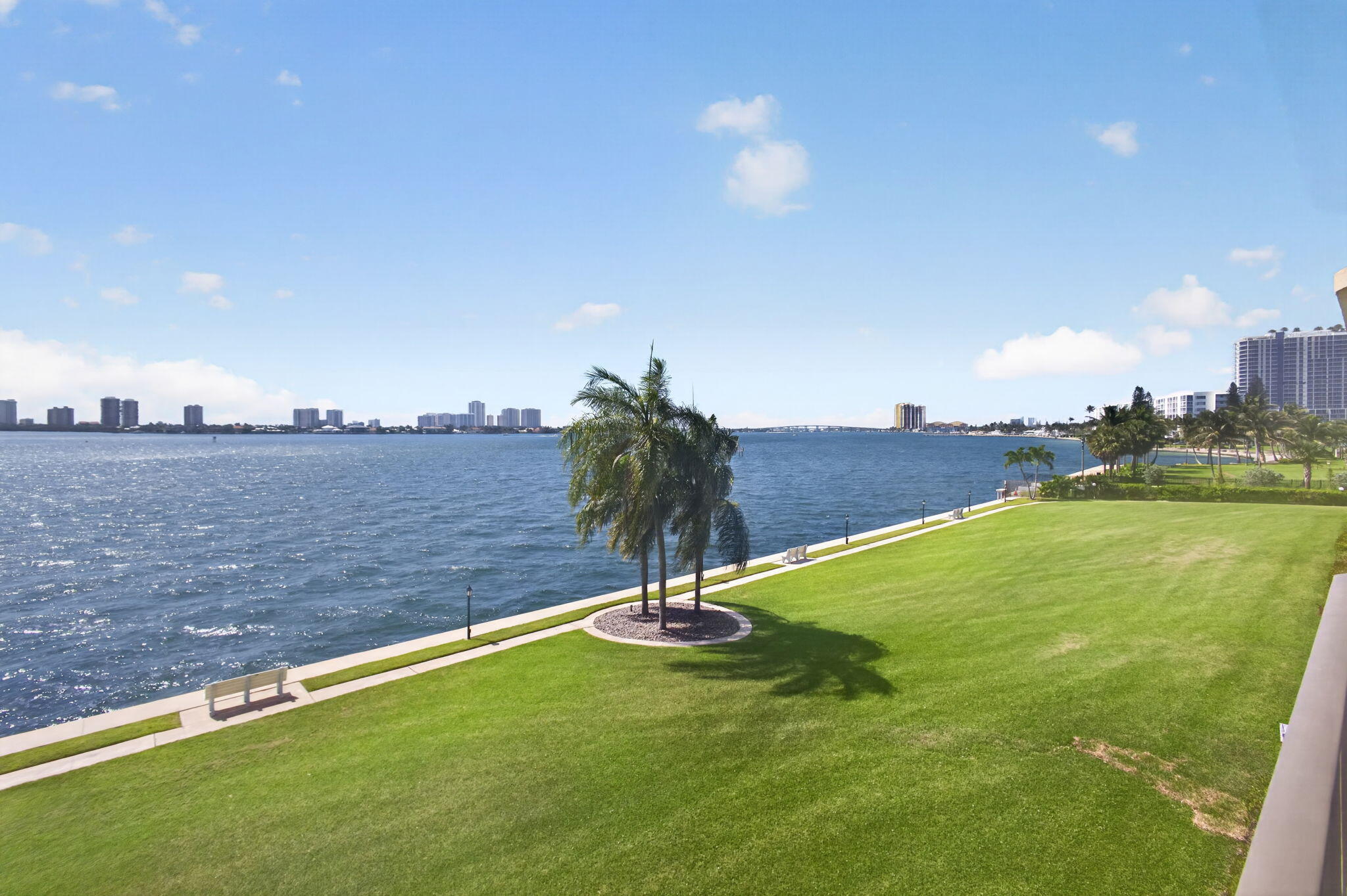Experience exceptional waterfront living in this beautifully appointed 2 bedroom, 2 bath residence featuring unobstructed Intracoastal Waterway views. The spacious split bedroom layout is filled with natural light and opens to an expansive private balcony, perfect for enjoying spectacular sunsets, passing yachts, and peaceful morning sunrises. Beautifully maintained inside with tile floors throughout and updated kitchen .Lake Harbour Towers is a gated community offering covered parking, two resort style pools, miniature golf, and an active social atmosphere. Ideally located just minutes from pristine beaches, marinas, waterfront restaurants, shopping, tennis, Palm Beach International Airport, and major highways, this home delivers the ultimate South Florida lifestyle.