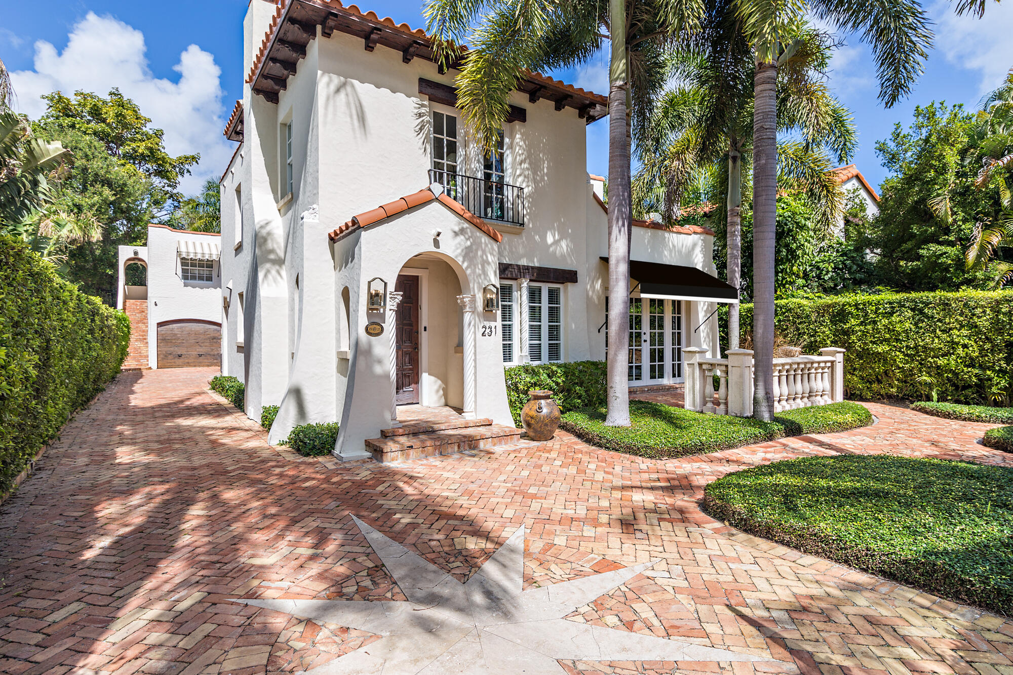 Back on market - EL CID GEM !  Completely renovated in 2016, this El Cid Historic Home offers all new electric, plumbing, roof, HVAC and impact windows and doors, while honoring the integrity of its original build. Ideal for the most discerning buyer, the home is located on a large lot, featuring 3 bedrooms, two and one-half baths in the main house with a 1BR/1BA guest house and separate pool cabana ( optional bedroom w/ half bath) The interior amenities include original hardwood floors throughout, attractive wood ceiling, chefs kitchen with gas range, stainless steel appliances and slate floors, fully renovated bathrooms, and a one-car garage. Unbelievable natural light and great ceiling heights!  Gated Chicago-brick front courtyard leads to the redone 1925 structure.