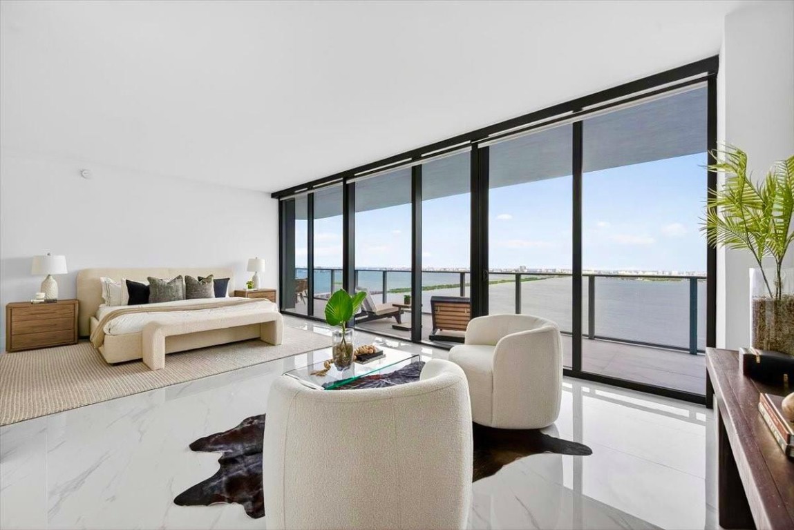 The owners thoughtfully converted the 4th bedroom into an EXPANSIVE master suite with a spa-like bathroom and oversized walk-in closet, creating the perfect private retreat!Experience luxury living at Aria on the Bay with this beautifully designed residence overlooking the sparkling waters of Biscayne Bay. This fully furnished unit offers a seamless blend of style and comfort, featuring an open-concept layout with floor-to-ceiling windows that flood the space with natural light.  Enjoy breathtaking bay views from every angle and resort-style amenities including pools, fitness center, spa, Pickleball courts, theater, and 24-hour concierge. Move-in ready and ideal for those seeking both sophistication and convenience in the heart of Miami.