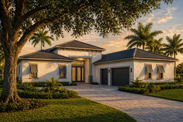 A new generation of Mustapick Homes continues a three generation legacy of superior craftsmanship. The newly constructed single story residence offers a thoughtfully designed open floor plan with 4 bedrooms plus private office. Expansive living spaces, soaring ceilings and walls of glass invite an abundance of natural light. Designed for entertaining with Wolf and Sub Zero kitchen, 48" porcelain tile floors, wood floors in bedrooms, fireplace, resort style pool and spa, as well as fully appointed summer kitchen. Seamless transition between indoor and outdoor living defines the homes sophisticated yet relaxed elegance. Expected completion date 2027 Season. Required golf membership purchase conveys all the first class amenities of Admirals Cove including two spectacular clubhouses, 45 holes of golf, 5 restaurants, 58 slip marina with floating docks, Yacht Club, 9 har tru tennis courts, 12 pickleball courts, state of the art fitness and wellness center with Technogym machines, 21,000 sq ft spa & salon, 30 room Waterside Private Boutique Hotel for members and their guests, brand new Golf Learning Center, Covesters kids club, dog park and Platinum service.