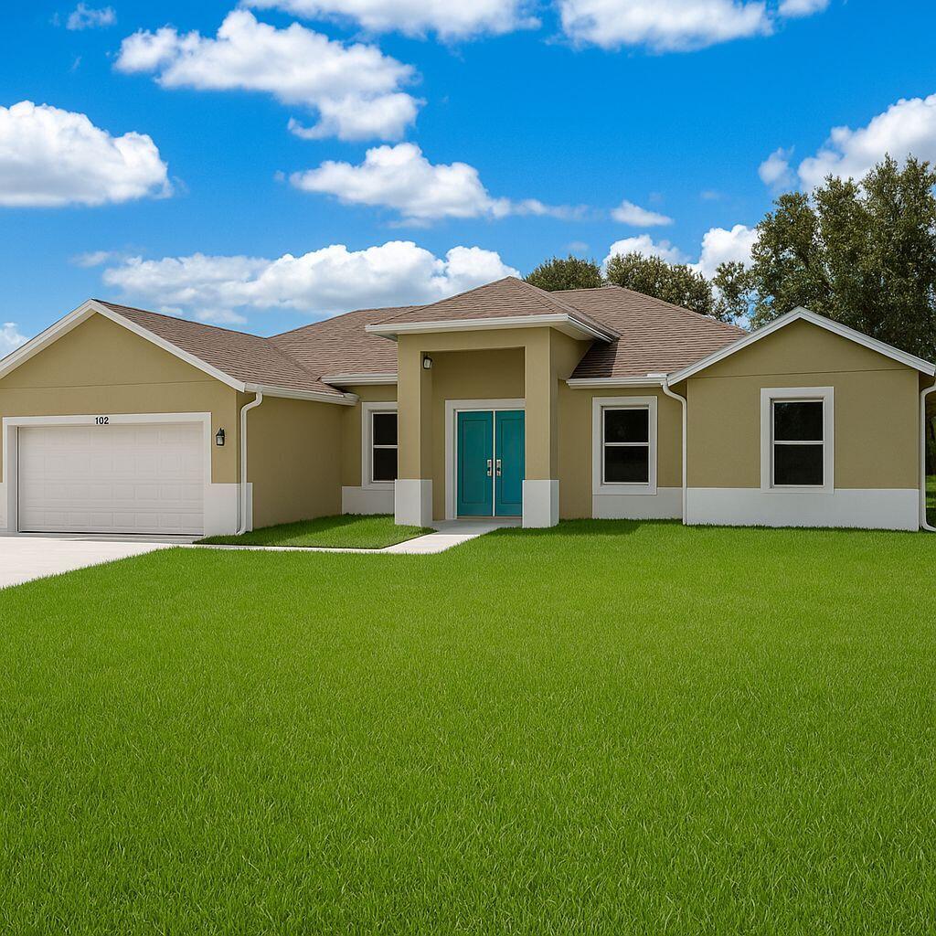 Under-construction home in the peaceful Spring Lake neighborhood of Sebring! With an HOA of just $50 per year, this stunning property will feature 4 bedrooms, 3 full bathrooms, and an office, along with a new A/C and water heater. Hurricane-impact windows and doors provide top-notch security and energy efficiency. The grand entrance with double acoustic doors and soaring ceilings makes a striking first impression. The luxurious master suite includes a frameless shower, double vanity, smart toilet, and porcelain tile flooring throughout the home. The gourmet kitchen offers quartz countertops, stainless-steel appliances, and a wine cooler. Just 10 minutes from Sebring International Raceway! Ready very soon — don't miss your chance to own it!
