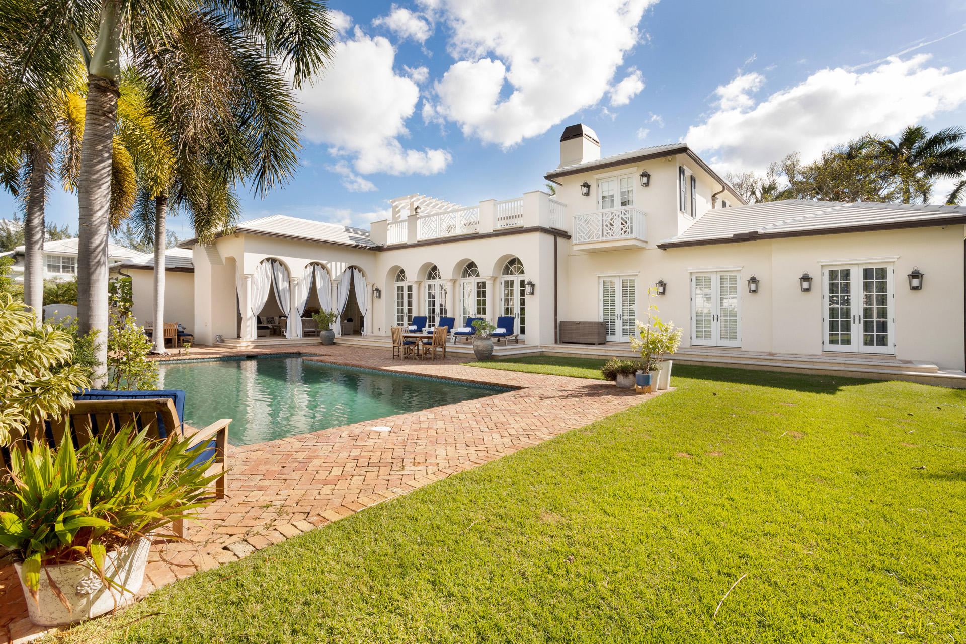 Elegant Gulf Stream Estate sits on a large corner lot in the heart of Gulfstream. This custom built estate boasts high ceilings, open floor plan, the finest of finishes and an amazing outdoor space with the opportunity to own the lot next door.  
The land located at 3420 Gulfstream Rd. can be bought with this house ($7,499,000) or separately ($1,995,000). Exclusions: Chandelier in the office and Master Bath and all art work. The information herein is deemed reliable and subject to errors, omissions or changes without notice.  The information has been derived from architectural plans or county records. Buyer should verify all measurements DISCLAIMER: Information published or otherwise provided by the listing company and its representatives including but not limited to prices, measurements, square footages, lot sizes, calculations and statistics are deemed reliable but are not guaranteed and are subject to errors, omissions or changes without notice. All such information should be independently verified by any prospective purchaser or seller. Parties should perform their own due diligence to verify such information prior to a sale or listing. Listing company expressly disclaims any warranty or representation regarding such information. Prices published are either list price, sold price, and/or last asking price. The listing company participates in the Multiple Listing Service and IDX. The properties published as listed and sold are not necessarily exclusive to listing company and may be listed or have sold with other members of the Multiple Listing Service. Transactions where listing company represented both buyers and sellers are calculated as two sales. The listing company's marketplace is all of the following: Vero Beach, Town of Orchid, Indian River Shores, Town of Palm Beach, West Palm Beach, Manalapan Beach, Point Manalapan, Hypoluxo Island, Ocean Ridge, Gulf Stream, Delray Beach, Highland Beach, Boca Raton, East Deerfield Beach, Hillsboro Beach, Hillsboro Shores, East Pompano Beach, Lighthouse Point, Sea Ranch Lakes and Fort Lauderdale. Cooperating brokers are advised that in the event of a Buyer default, no commission will be paid to a cooperating Broker on the Deposits retained by the Seller. No commissions are paid to any cooperating broker until title passes or upon actual commencement of a lease. Some affiliations may not be applicable to certain geographic areas. If your property is currently listed with another broker, please disregard any solicitation for services. Copyright 2021 by the listing company. All Rights Reserved.