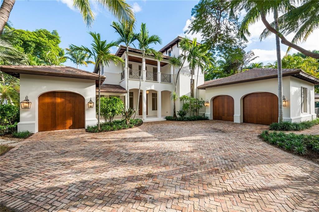 One of Rio Vista's most desirable locations situated on the Tarpon River with 103' WF. Gorgeous 2019 designer renovation offering 5 Bedrooms, 5.5 baths, elevator, brand new dock, gas summer kitchen, wine cellar, 3 car split garage w/room for lift, and fabulous resort style pool and spa! Guest bedroom/office on first floor, Master suite and 3 ensuite bedrooms on second floor plus loft area. All Impact windows and doors. Wide plank brushed oak wood floors throughout most of living area.