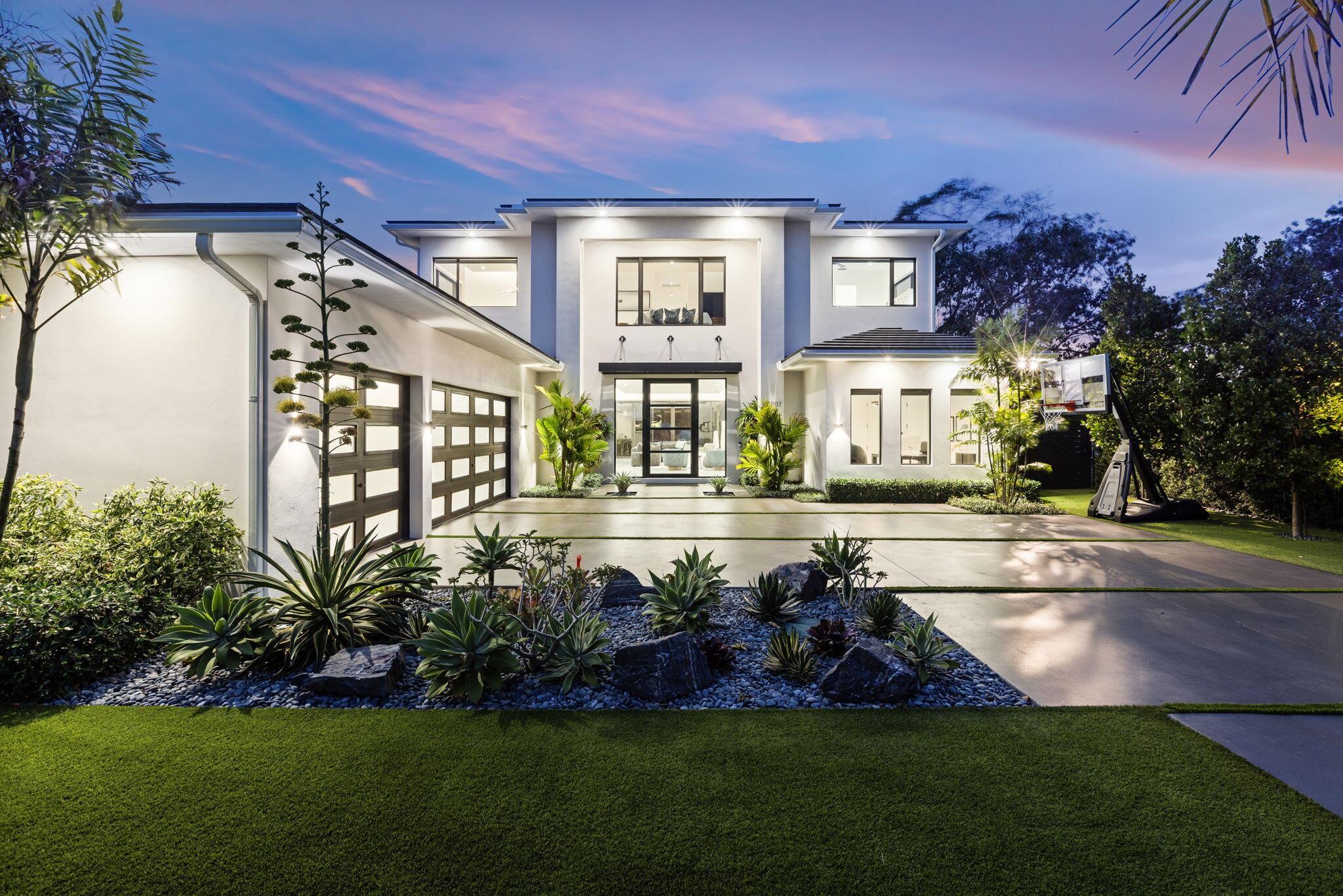 This remarkable waterfront residence is a newer construction marvel occupying just under a half-acre of prime real estate. This modern masterpiece boasts resort-style amenities and high-end finishes with a seamless design.

Upon entering, the great room welcomes you with panoramic waterfront views, creating a seamless connection between the indoor and outdoor spaces. Featuring 5 bedrooms, 5.5 bathrooms, and a media room designed for entertainment and relaxation.

Indulge in culinary delights in the expansive chef's kitchen, adorned with the highest quality appliances and fixtures. Marble & Quartz countertops, custom cabinetry, and a luxury wet bar with a 60-bottle wine wall enhance the culinary experience, making this kitchen a focal point of luxury and functionality. see more... The primary suite boasts stunning views through floor-to-ceiling windows, a generous walk-in closet, and a spa-like bathroom.

Step outside onto a sheltered lanai featuring retractable screens and a well-appointed summer kitchen. Enjoy the allure of a saltwater pool with a sunshelf and an infinity jacuzzi. The meticulously landscaped surroundings boast a comprehensive lighting setup and lush turf. Take advantage of the 80 feet of waterfront with a composite dock, providing both electric and water, along with a substantial 27,000-pound lift.


Strategically positioned, this residence offers swift Intracoastal access for boating enthusiasts. Centrally located to Palm Beach Gardens' premier golf courses, upscale shopping districts, renowned restaurants, and top-notch schools. The convenience extends further with easy access to beaches, highways, and airports, ensuring a lifestyle that combines luxury, recreation, and practicality.