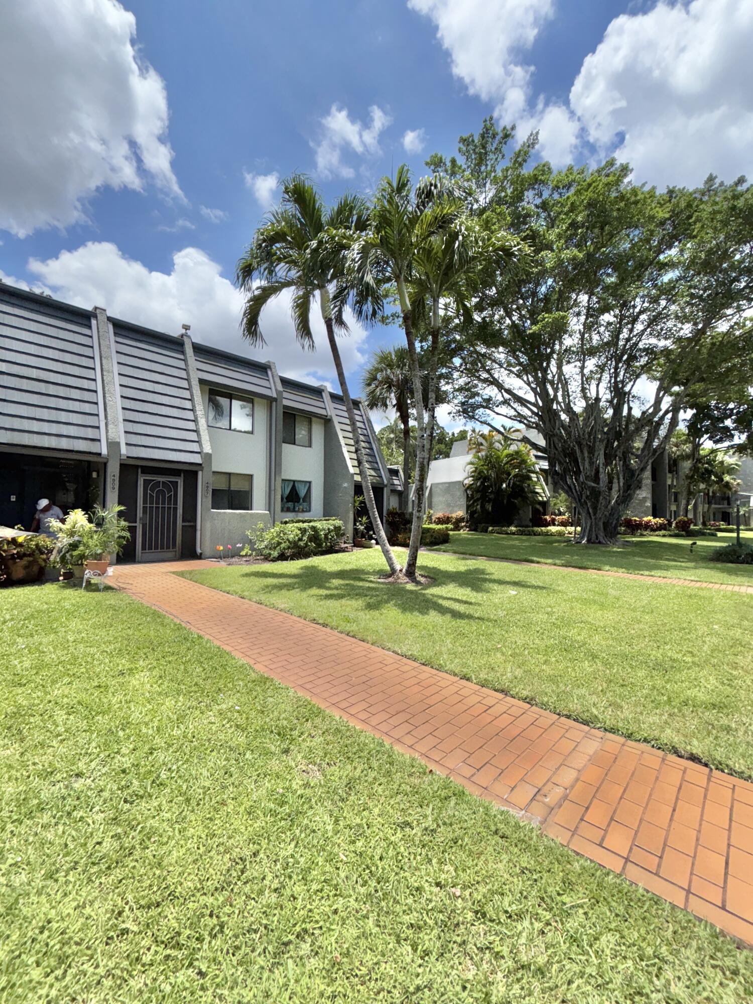 Welcome to this charming two-story townhouse in the Fountains of Palm Beach Condo 4 community in Lake Worth, Florida. This well-proportioned residence offers 1,502 square feet of finished living space thoughtfully distributed across two floors, providing comfortable separation of areas. The layout includes two generously sized bedrooms and two and a half bathrooms, making efficient use of the available space. Located in Lake Worth, where the beach, airport, Tanger outlet malls, etc. is only 10 miles away or less.