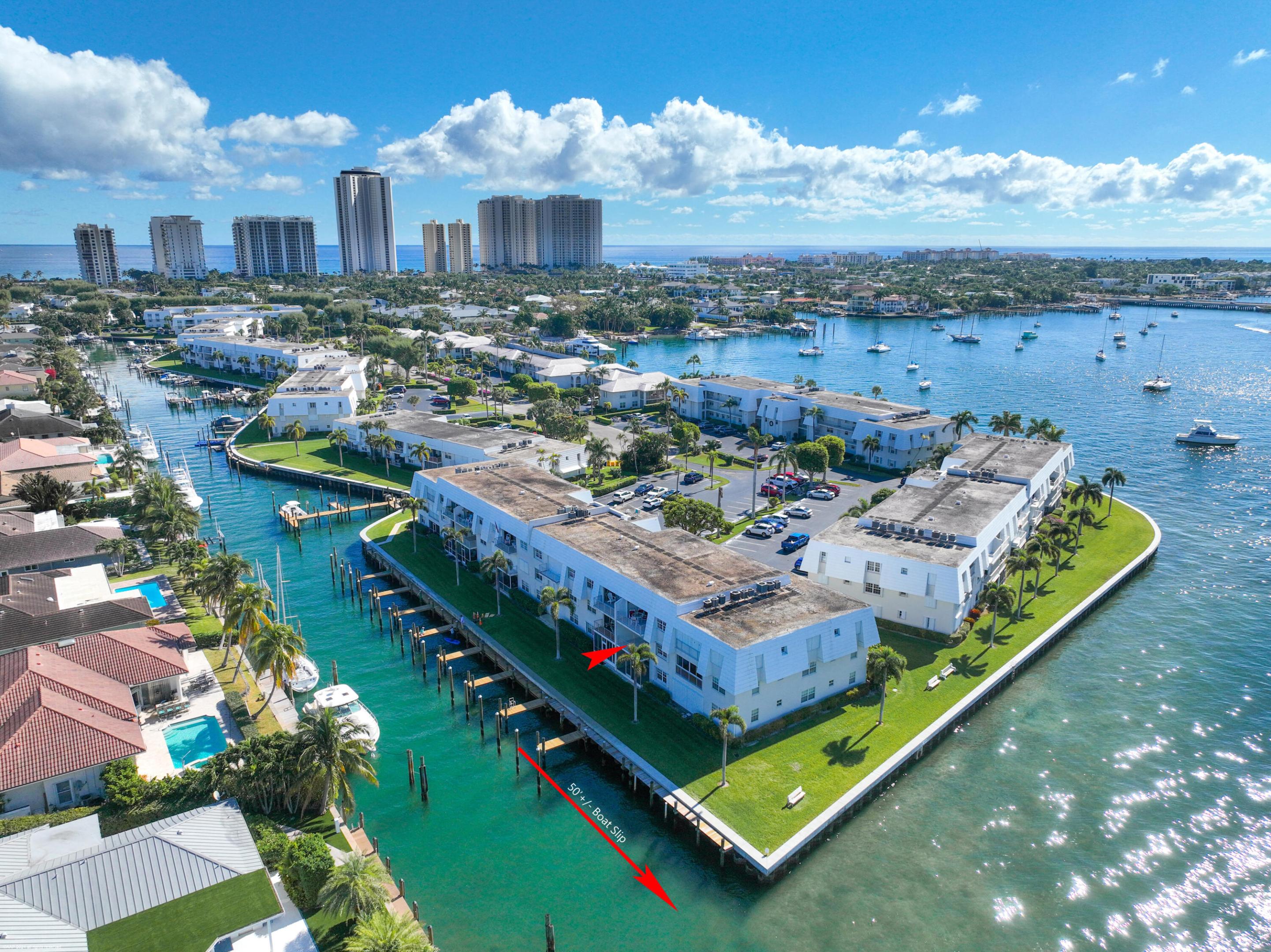 BRING YOUR BOAT! Experience coastal living on Singer Island, Florida with expansive views of the intracoastal waterway and magnificent sunsets from the balcony! With a 64ft Private Boat Dock that can accommodate up to a 60ft boat with direct ocean access through the Palm Beach Inlet near Peanut Island! This meticulously remodeled fully furnished condominium offers an open concept floor plan filled with natural light and thoughtful consideration with space to entertain; new and updated appliances with new impact glass sliding doors. A neutral contemporary designer palette waiting for you to make it your own! Don't miss the opportunity to make this your permanent residence, vacation retreat, or investment property. A much-desired 55+ community steps to the beach!