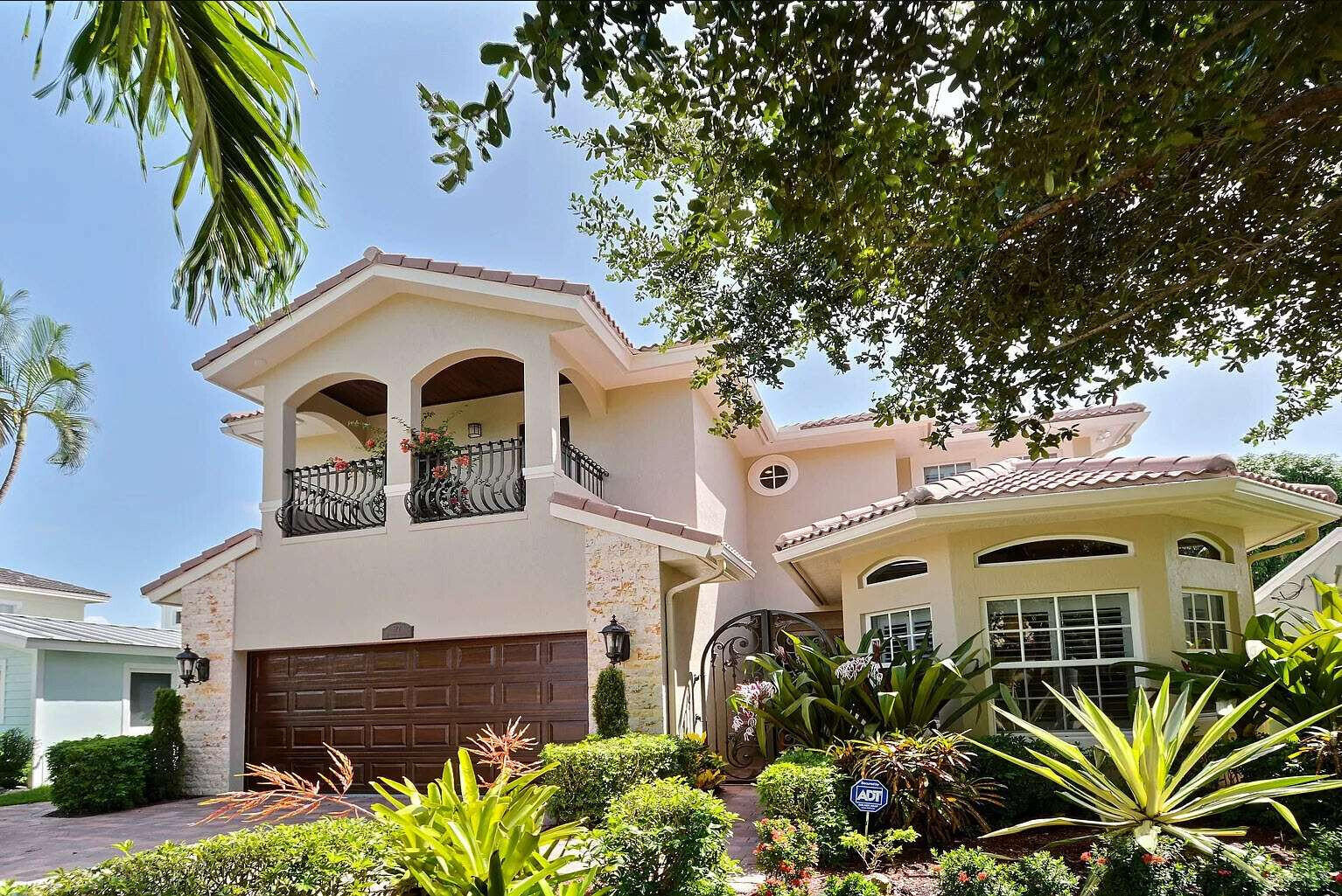 Located in the heart of coveted Victoria Park, this impeccably maintained 5-bedroom, 3.5-bath luxury residence offers the perfect blend of upscale owner-occupant living and proven consistent STR investment performance. The thoughtfully designed floor plan features two spacious primary suites — one conveniently located on the lower level and another upstairs — making the home ideal for multigenerational living, guests, or luxury vacation rental flexibility. Featuring several hundred thousand dollars in upgrades, the home showcases wood flooring, custom trim work throughout, elegant tray ceilings, faux painted finishes, a stunning limestone façade and limestone staircase, along with multiple private balconies that create exceptional indoor-outdoor living. The resort-style backyard  is designed for entertaining with a heated saltwater pool, waterfall feature, lush tropical landscaping, outdoor lounge and dining areas, and excellent privacy. Recent improvements include all newer pool equipment and meticulous ongoing maintenance throughout the property. Inside, the home offers spacious living and dining areas, a luxury kitchen with premium Sub-Zero and Bosch appliances, high-end finishes, and designer details throughout. The property is currently operating as a highly successful luxury vacation rental with stellar reviews. Strong existing income combined with limited inventory in one of Fort Lauderdale's hottest neighborhoods makes this a rare opportunity for both investors and end users. Ideally situated just minutes from Las Olas Boulevard, Fort Lauderdale Beach, downtown dining, shopping, parks, tennis, pickleball, marinas, and waterfront activities, this location offers the ultimate South Florida lifestyle.