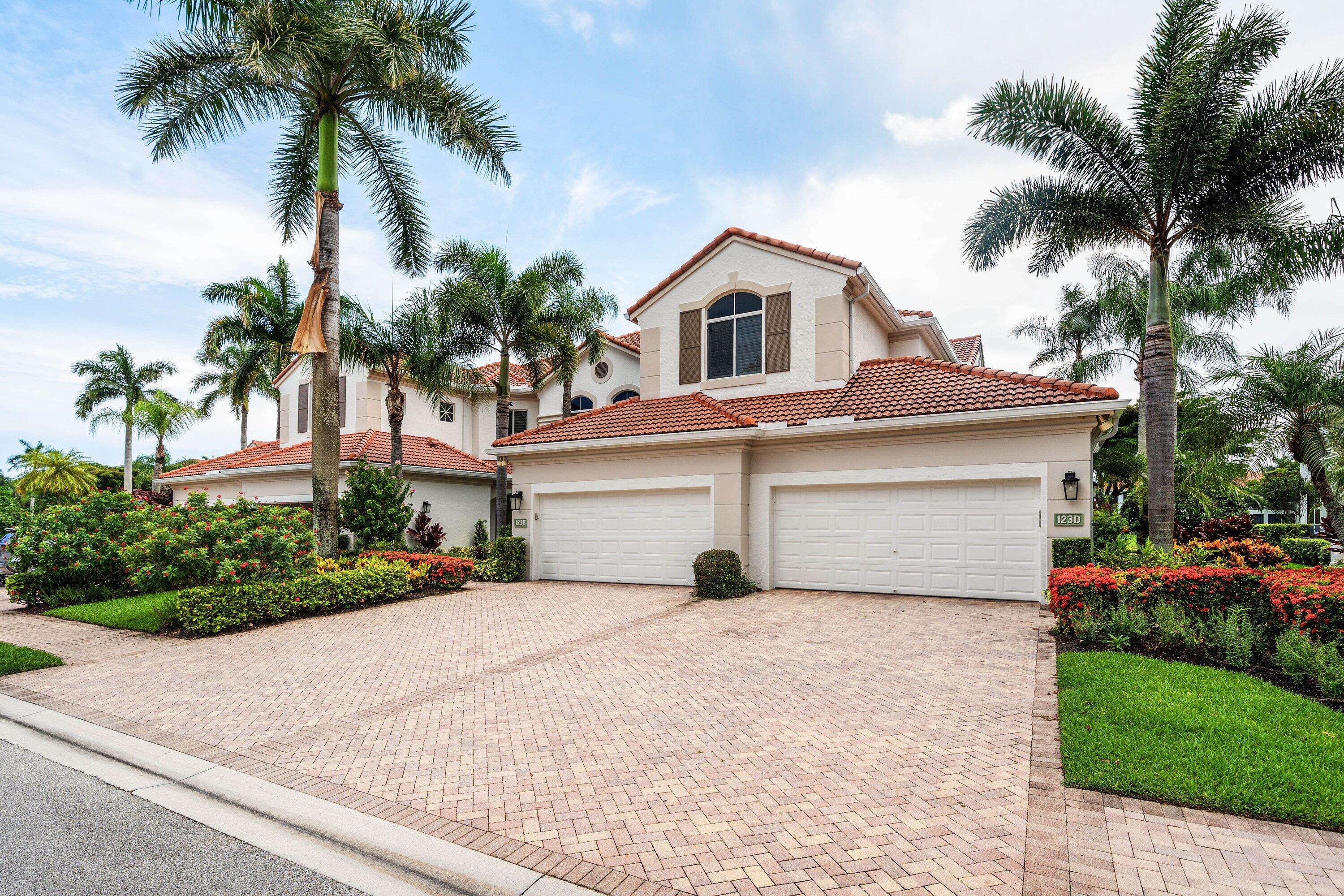 Welcome to Palm Bay North in prestigious BallenIsles Country Club! This beautifully updated 3-bedroom, 3-bath first floor villa offers stylish modern living with tranquil lake views. The spacious kitchen features quartz countertops, a large center island, and GE appliances, opening seamlessly to the dining and living room areas. The primary suite includes two walk-in closets and a luxurious bath with dual vanities and a walk-in shower. A private guest suite offers an ensuite bath and walk-in closet while the office/den features a walk-in closet, offering flexibility as a home office or additional sleeping space. Enjoy laminate wood flooring throughout, plantation shutters, modern lighting, an interior laundry room, and screened in patio overlooking the lake. A perfect blend of elegance, comfort. Additional conveniences include a refrigerator in the garage. Ballenisles Country Club is recognized as a 5-star platinum rated club offering world class amenities and facilities with three championship golf courses, a top rated tennis & pickleball facility, beautiful newly renovated clubhouse and sports complex, six dining options, fitness center, spa & salon, community pool, dog park, walking paths, and so much more!