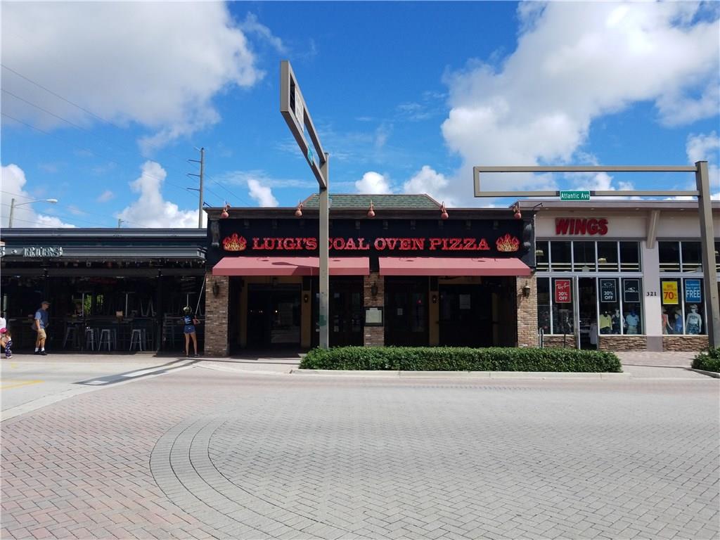 Rarely available building for sale on East Atlantic Avenue, in one of the most vibrant cities in Palm Beach County. Currently used as a restaurant, but the CBD zoning allows for many uses.