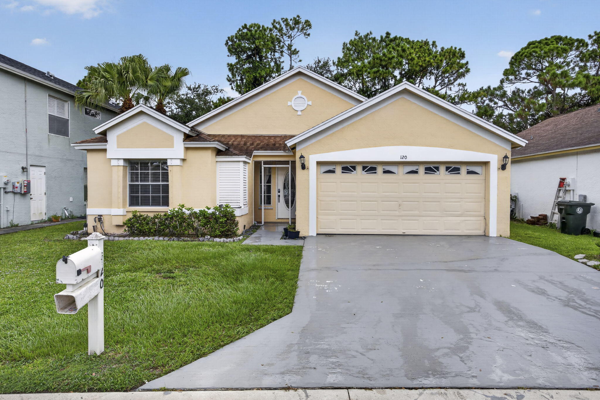 Welcome to this charming 3-bedroom, 2-bathroom single-story residence located in River Bridge Resort style Community in Greenacres, FL. Offering 1,538 square feet of finished living space, this home provides comfortable room for everyday living and entertaining. The two-car garage ensures convenient vehicle storage and protection from the elements. This single-family residence combines practical layout with functional design, making it an excellent choice for those seeking straightforward, honest real estate value in the Greenacres area. Shopping and dining within walking distance. This home is calling you home, schedule today!