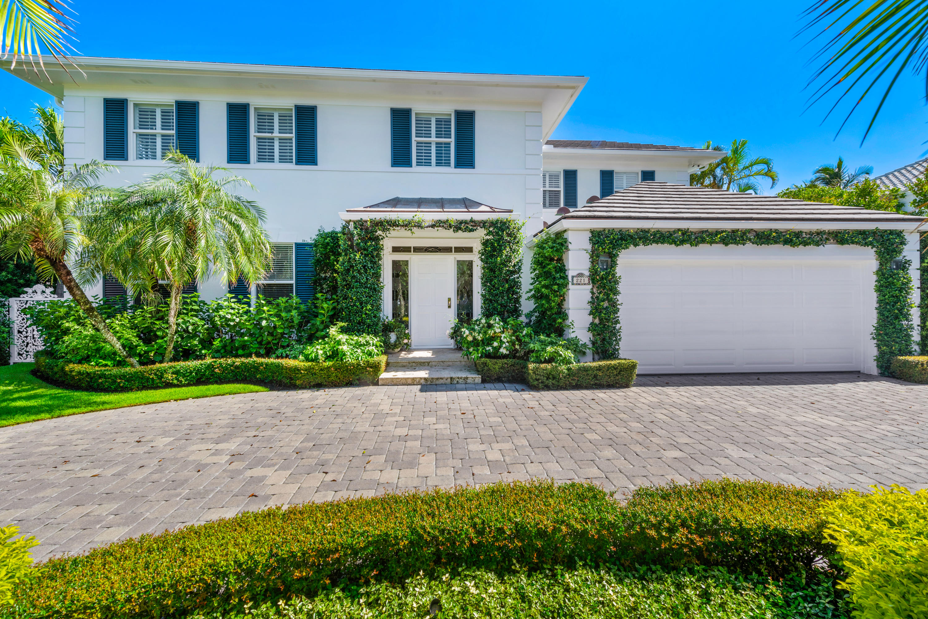 Step inside this inviting gem of a home located on the sought after north end of Palm Beach. This charming two story Bermuda style home boasts 3 bedrooms and 3 1/2 baths. The street also has a deeded day dock and a private cabana on the beach side. Only 3 houses from the ocean and in close proximity to all that Palm Beach has to offer.