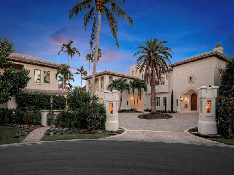 This majestic Mediterranean manor overlooking the St. Lucie Inlet is situated on a double lot. It blends Old World elegance with contemporary living. With stone & marble finishes, extensive custom woodwork, vintage light fixtures & hand painted murals, this superb home features unparalleled artistry and craftsmanship. The living room and formal dining room showcase coffered ceilings and built-in cabinetry of maple with burl inlay. The gourmet kitchen/family room is the place for casual get-togethers. The sumptuous master suite is a spacious retreat with a private sitting area, vaulted bead board ceiling, his and hers walk-in closets, and luxurious bath with deep Jacuzzi tub. With exclusive artisan touches and luxurious appointments this magnificent mansion is truly a living work of art. his and hers walk-in closets, and luxurious bath with deep Jacuzzi tub. With exclusive artisan touches and luxurious appointments too numerous to mention, this magnificent mansion is truly a living work of art.