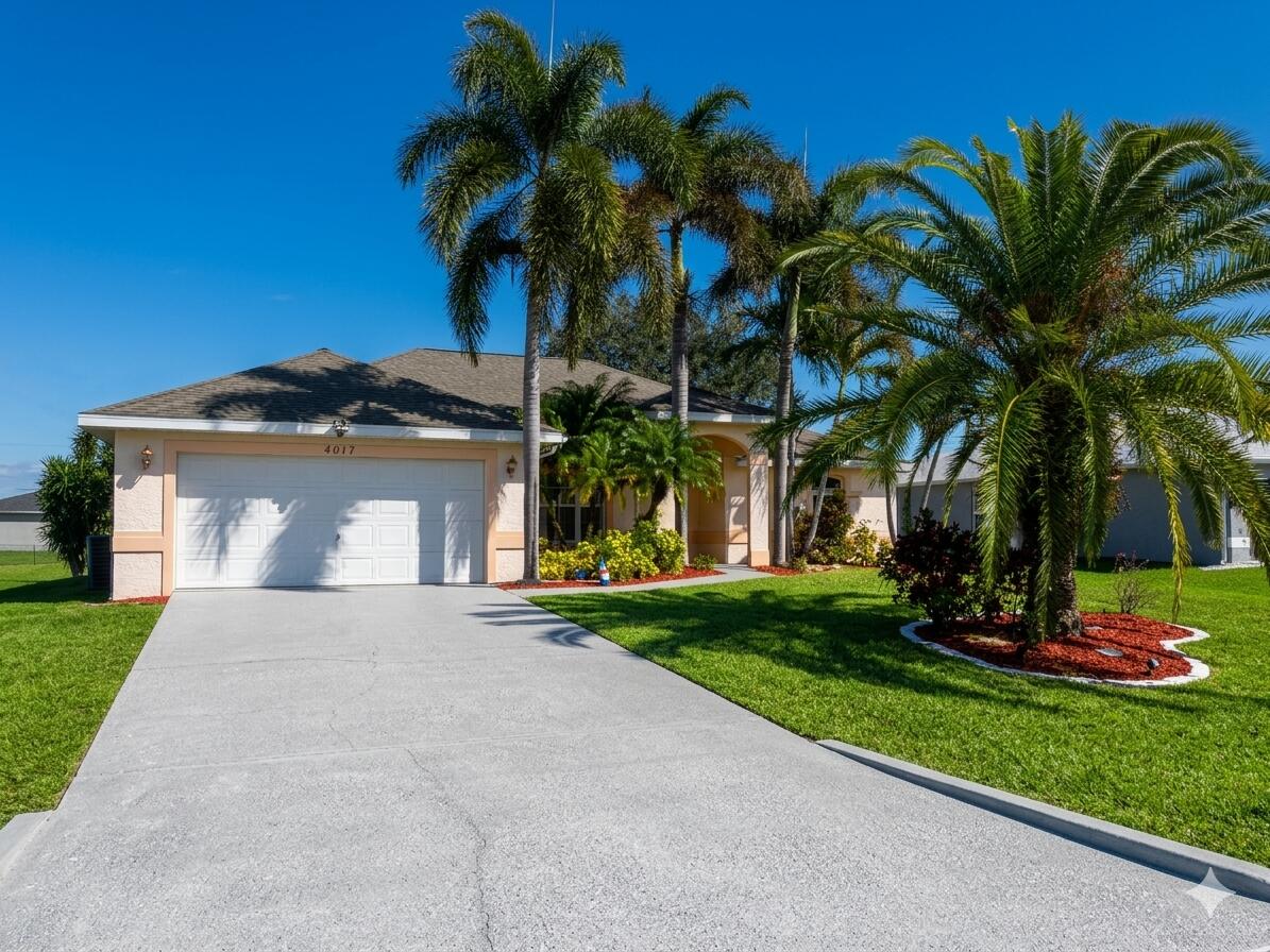 Welcome to a home that truly feels like home. This beautifully laid out 3-bedroom, 2-bath residence is nestled in a prime location. Enjoy the elegance of ceramic floors combined with cozy carpeting, and discover a highly desirable split bedroom design for maximum privacy. The inviting Florida room and beautiful backyard with great landscaping provide the perfect setting for relaxation and entertaining. This is truly a great family home.'' Home has solar panels