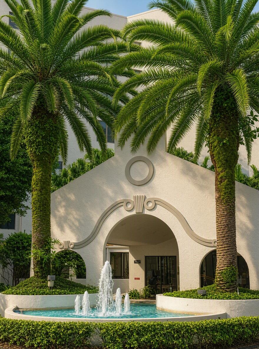 COMING SOON, Boca Pointe Condo with Lake & Golf Views  Spacious, beautifully maintained 2nd floor condo in Boca Pointe, one of Boca Raton's most desirable gated communities. This residence offers large bedrooms, neutral finishes, newer A/C units (2023), and an enclosed terrace showcasing unobstructed lake and golf views.  With only two units per floor, you'll enjoy a semi private elevator, under building garage parking (space #61), and a quiet, boutique building feel. The roof was replaced in March 2024 and the exterior repainted in late 2022, adding peace of mind. Sold as is with furniture included, excluding the primary bedroom frame and nightstands. Photos have been enhanced for marketing, but room sizes remain as shown, an excellent opportunity to secure a well kept Boca.