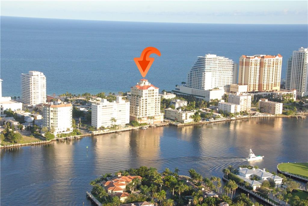 "ALHAMBRA PLACE" MASSIVE 4,225AC SF AC 3 CAR GARAGE 1ST FLOOR! BOUTIQUE CONDO DIRECTLY ON THE INTRACOASTAL WATERWAY! PANORAMIC WIDE WATER VIEWS OF THE CONSTANT BOAT PARADE, DOWNTOWN SKYLINE AND ATLANTIC OCEAN! STUNNING SUNSETS! SOUTH HALF OF THE ENTIRE FLOOR! MASSIVE SQUARE FOOTAGE, 4225 UNDER AIR 5000 GROSS! 3 BEDROOMS + DEN, SPLIT FLOOR PLAN AND 3.5 BATHROOMS, 3 GARAGE SPACES! 4 BALCONIES! FULL SERVICE BUILDING WITH GYM, POOL, DOG PATH AND 24 HOUR SECURITY.  ONLY 23 RESIDENCES WHICH FEELS LIKE A LARGE HOME IN THE SKY! 1 BLOCK TO THE DEEP BLUE WATERS OF THE ATLANTIC OCEAN! PERFECT SETTING FOR GRAND SOUTH FLORIDA LIVING!