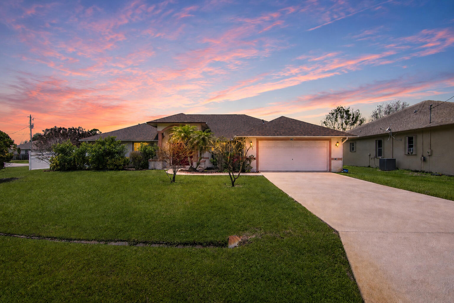 SELLER IS MOTIVATED AND ENCOURAGING OFFERS!  Discover the perfect blend of comfort, space, and Florida living in the highly sought-after Torino area! This beautifully maintained CBS construction home features 4 spacious bedrooms and 2 full bathrooms, offering plenty of room for guest. Step outside to your private backyard oasis complete with a sparkling pool, lush tropical fruit trees, and ample outdoor space perfect for entertaining or relaxing year-round. Situated on an oversized corner lot, this property provides added privacy, curb appeal, and room to grow. Conveniently located near top-rated schools, shopping, dining, and major highways, this Torino gem is the ideal place to call home.