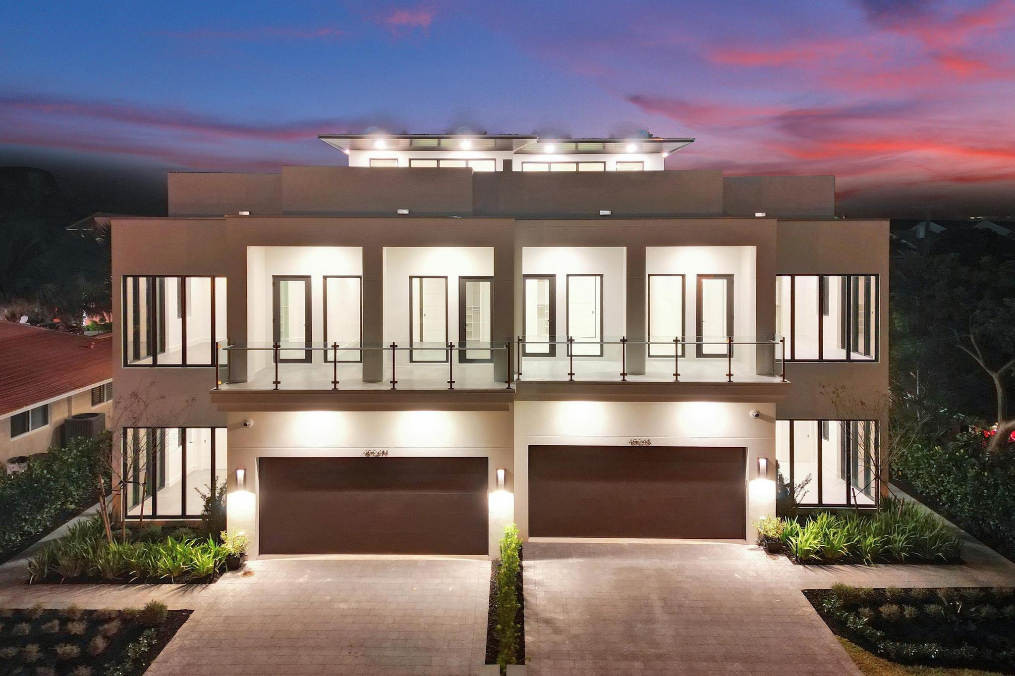 Now positioned as one of the most compelling new construction opportunities in Lauderdale-by-the-Sea, offering immediate availability and the ability to personalize select finishes.  One of only two newly constructed coastal villas, designed for a luxury, low-maintenance lifestyle just steps from the beach, dining, and shops. The residence features a private resort-style backyard with pool, spa, summer kitchen, and fireplace, along with a rooftop terrace designed for entertaining.  Open-concept layout with a ground-floor bedroom and a well-balanced second floor, including a loft and a primary suite.  Offered with flexibility to customize select finishes and upgrades, including automated shades and Garage Cabinetry.  An optional boat dock is available. New construction Vacation home Second home Investment opportunity Airbnb potential Walk to beach