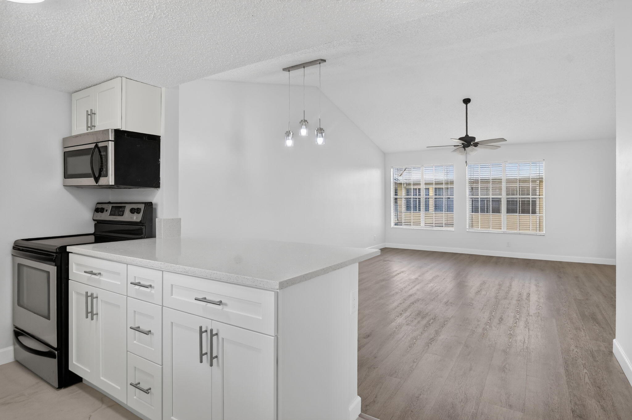 Freshly NEWLY RENOVATED 2-bedroom, 2-bath condo for rent in Addison Pointe, Boca Raton! This move-in ready home features a BRAND NEW KITCHEN with modern finishes, NEW BATHROOMS, NEW wood-look flooring, fresh interior paint, soaring vaulted ceilings, abundant natural light, and a private balcony with peaceful garden views. Enjoy resort-style amenities including a swimming pool, fitness center, sauna, tennis courts, clubhouse, grilling area, and children's playground.Experience Boca Raton's beautiful lifestyle with convenient access to beaches, shopping, dining, entertainment,  I-95,FAU, and top local attractions.