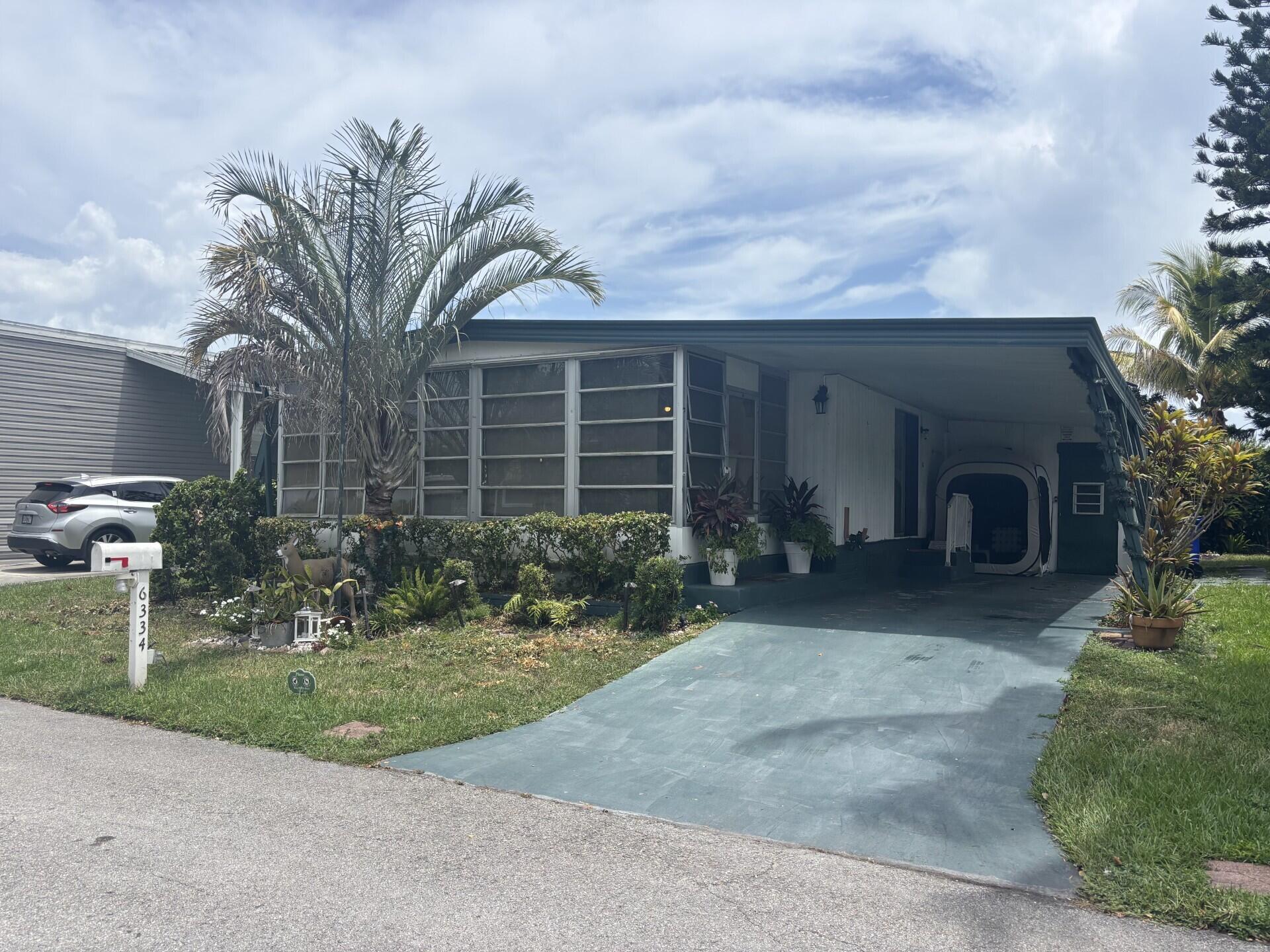 Welcome to this comfortable and cozy 3 bedrooms, 2-bathrooms  manufactured home located in Coral Cay Plantation, Margate with amenities to galore. Featuring 1,050 square feet of finished living space on a single story, this residence offers practical and accessible layout for everyday living. The master bath is a bit small but with possibility to expand. This property presents an excellent opportunity for those seeking affordable housing in an established community. Schedule your showing today to experience what this home has to offer. Lot rental $1500 monthly.