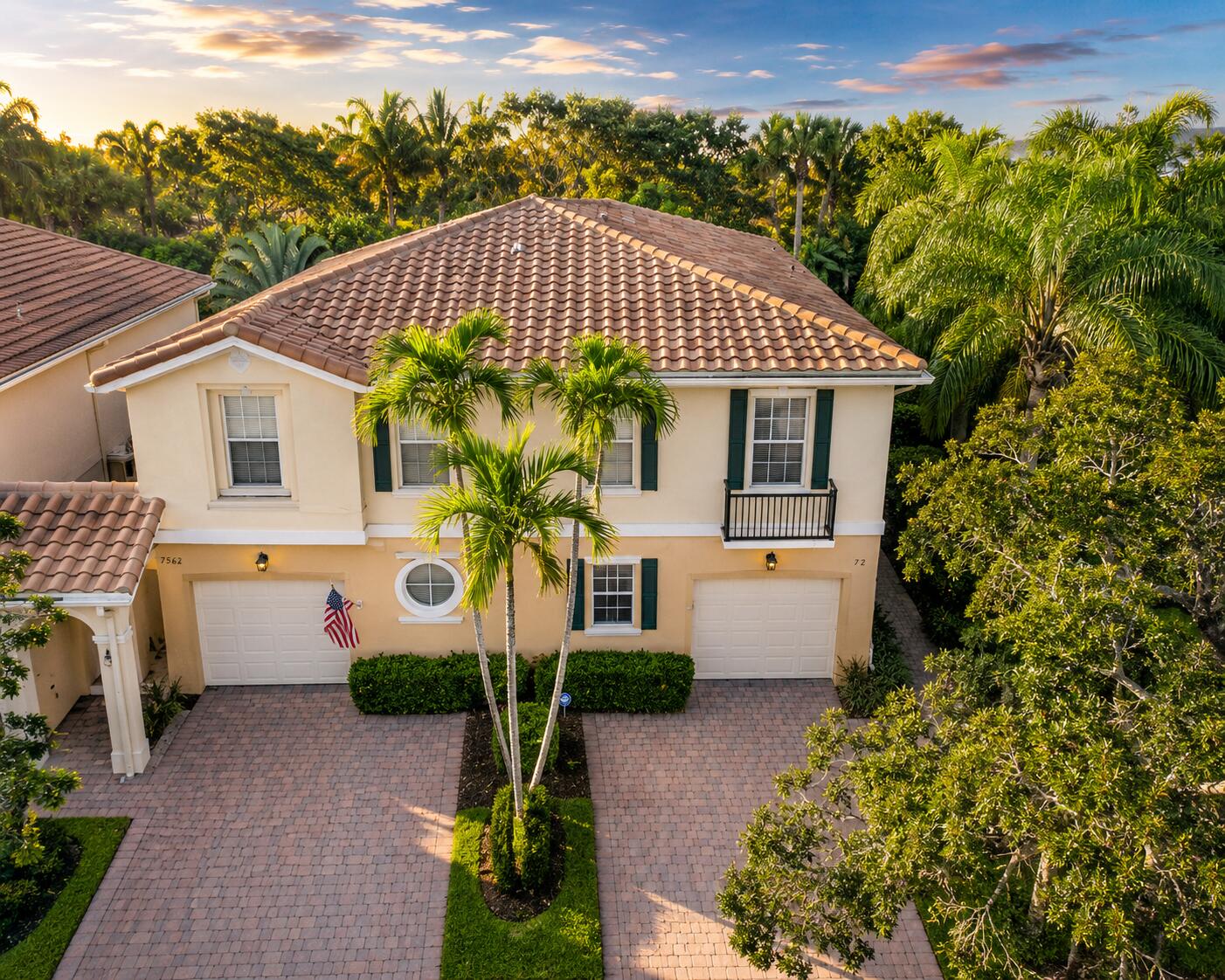 Welcome to this beautifully updated home with new 2023 roof & paint in the desirable community of Catalina Lakes. Adjacent to a green space with convenient guest parking, added privacy and an open feel that's hard to find. Inside, you'll appreciate the custom plantation shutters and elegant imported Italian porcelain flooring throughout the first floor, while luxury vinyl plank wood flooring extends across the stairs and second level for a warm, modern look. The remodeled primary bathroom provides a spa-inspired retreat with Italian tile that extends into the primary suite.  Additional improvements include upgraded hurricane-impact windows and sliding glass doors, a 2024 AC system, and an added sound barrier along the adjoining wall for privacy. Upgraded garage shelving / storage. Located in the heart of Palm Beach Gardens, Catalina Lakes offers a wonderful community lifestyle with amenities designed for relaxation, recreation, and connection with neighbors. Residents enjoy a heated sparkling community pool, tennis courts, pickleball courts, and a playground for outdoor enjoyment.  The community's scenic lakes, and sidewalks provide the perfect backdrop for morning strolls or enjoying Florida's beautiful weather. Additional amenities include a beautifully maintained common spaces that create a comfortable and inviting neighborhood atmosphere.  Catalina Lakes is ideally located near the best of Palm Beach Gardens, including exceptional shopping, dining, entertainment, beaches, golf courses, and major roadways. With its convenient location, and resort-style amenities, Catalina Lakes offers the perfect blend of comfort, convenience, and the South Florida lifestyle.