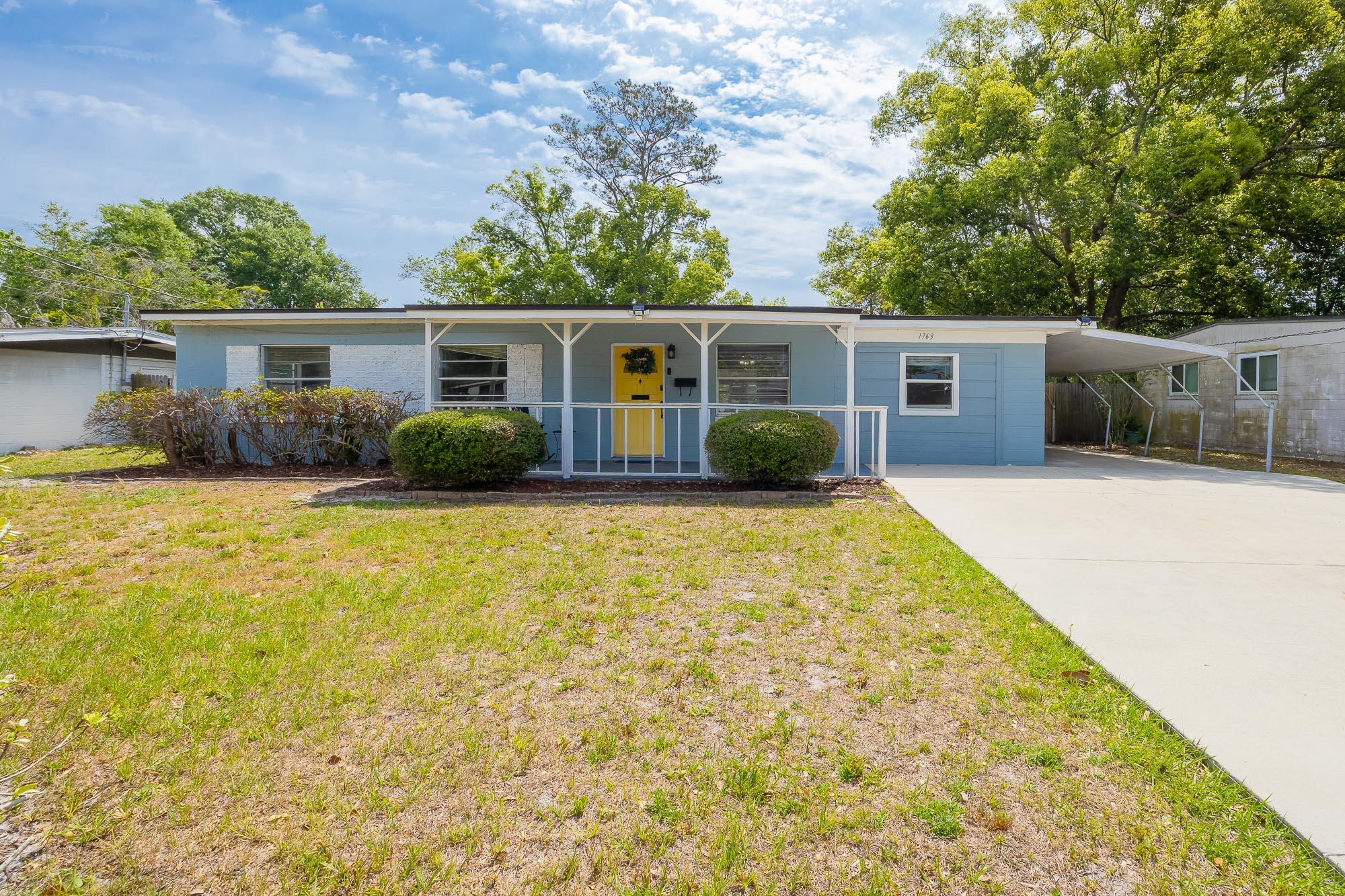 Beautiful 4 bedroom, 2 bath concrete block pool home offers a rare combination of size, location and an assumable low rate FHA loan. The layout features 4 large bedrooms, a family room for additional living space and a large backyard. The property highlights a spacious in-ground pool, creating the perfect private backyard retreat for relaxing, entertaining, and enjoying Florida's sunshine year-round. Whether hosting or unwinding after a long day, the pool area adds exceptional outdoor living space and lifestyle appeal. Conveniently located close to beach, shopping, dining, schools and major routes. This home combines comfort and accessibility in a highly desirable area. 4 bedroom pool homes are hard to find at this price point, making this an exceptional opportunity for buyers.