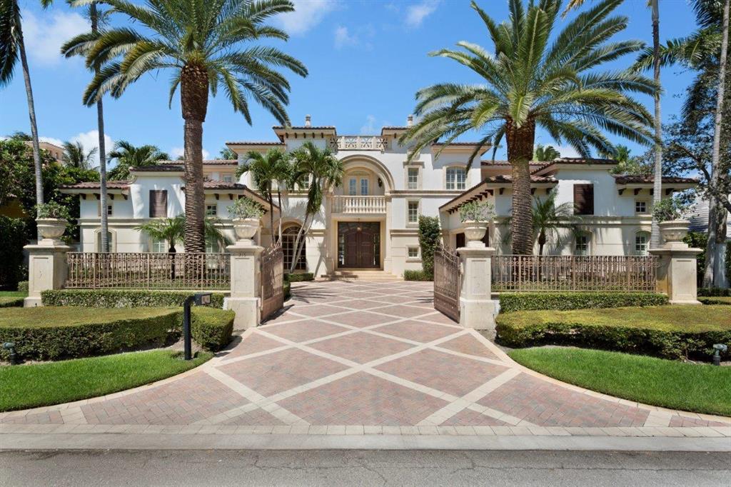 Magnificent 6 bedroom, 8.1 bath residence with master down, separate his and her baths, gourmet kitchen, 5 bedrooms upstairs.  Private elegant master suite with fireplace.  Large loggia for entertaining, vertical pool with raised spa and waterfall.  Built-in summer kitchen.  Private dockage.  3 bay garage.  100' of waterfrontage.

Royal Palm Yacht and Country Club membership is separate and not affiliated with RPIA homeownership. DISCLAIMER: The written and verbal information provided including but not limited to prices, measurements, square footages, lot sizes, calculations and statistics have been obtained and conveyed from third parties such as the applicable Multiple Listing Service, public records as well as other sources. All information including that produced by the Sellers or Listing Company are subject to errors, omissions or changes without notice and should be independently verified by any prospect for the purchase of a Property.  The Sellers and Listing Company expressly disclaim any warranty or representation regarding all information.  Prospective purchasers' use of this or any written and verbal information is acknowledgement of this disclaimer and that Prospects shall perform their own due diligence.  Prospective purchasers shall not rely on any written or verbal information provided when entering a contract for sale and purchase.  Some affiliations may not be applicable to certain geographic areas. If your property is currently listed, please do not consider this a solicitation. In the event a Buyer defaults, no commission will be paid to either Broker on the Deposits retained by the Seller.  "No Commissions Paid until Title Passes."  Copyright 2018 Listing Company. All Rights Reserved.