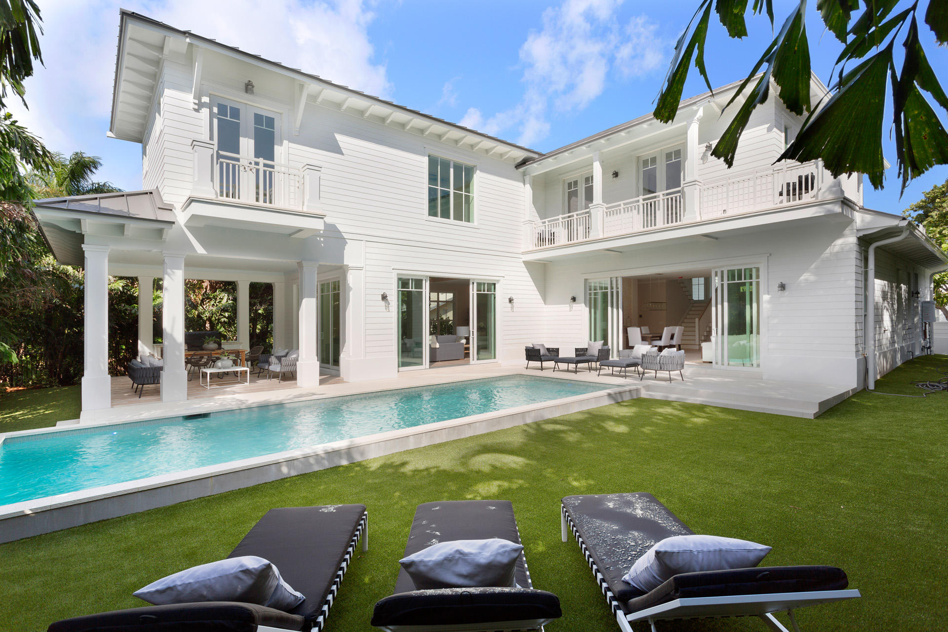 Brand-New island-inspired estate offers resort-style living only a block from the ocean and a few blocks from Atlantic Avenue. Complete high-end finishes, this stylish residence by award-winning Richard Jones Architecture and Seaside Builders features a versatile open layout. The info. herein is deemed reliable & subj. to errors,omissions & changes w/out notice.The info has been derived from architectural plans or co. records.Buyer should verify all measurements.Buyer must pay Dev. fee=1.5% of purchase price at closing,title, documentary stamps and dev. fees.Must use Bldrs Sales Agrmt – Call LA for copy. Bldrs Warranty-Call LA for sample.Buyer pays title insurance, Florida documentary stamps, and all other closing costs.Taxes are based on vacant land only & subject to change. SEE MORE DISCLAIMER: The written and verbal information provided including but not limited to prices, measurements, square footages, lot sizes, calculations and statistics have been obtained and conveyed from third parties such as the applicable Multiple Listing Service, public records as well as other sources. All information including that produced by the Sellers or Listing Company are subject to errors, omissions or changes without notice and should be independently verified by any prospect for the purchase of a Property.  The Sellers and Listing Company expressly disclaim any warranty or representation regarding all information.  Prospective purchasers' use of this or any written and verbal information is acknowledgement of this disclaimer and that Prospects shall perform their own due diligence.  Prospective purchasers shall not rely on any written or verbal information provided when entering into a contract for sale and purchase.  Some affiliations may not be applicable to certain geographic areas. If your property is currently listed, please do not consider this a solicitation.   In the event a Buyer defaults, no commission will be paid to either Broker on the Deposits retained by the Seller. "No Commissions Paid until Title Passes."    Buyer pays title insurance, Florida documentary stamps, and all other closing costs for New Construction and land use. Copyright 2016 Listing Company.  All Rights Reserved.