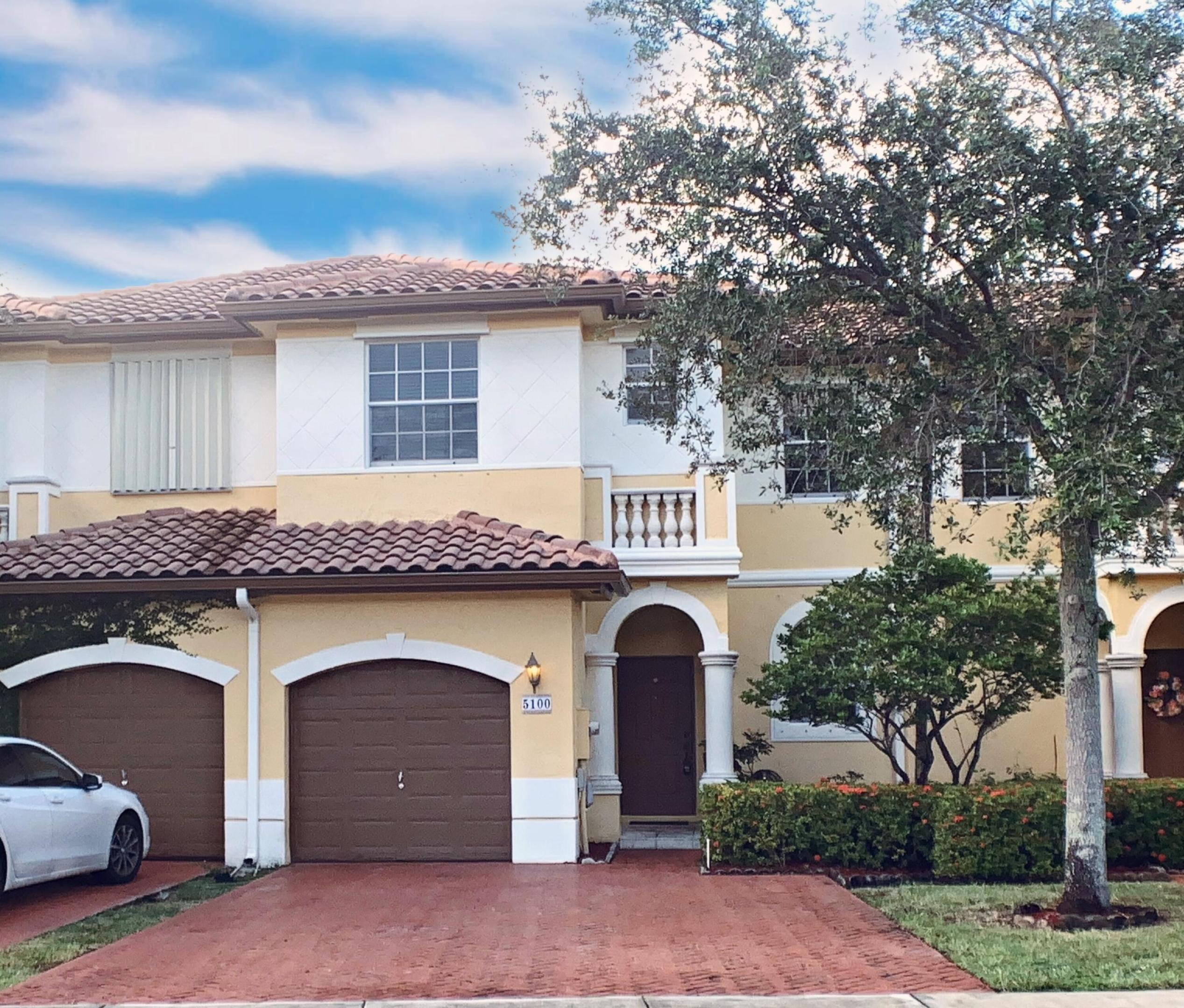 Come enjoy lakefront living in the gated Vizcaya community! This spacious 3-bedroom, 2.5-bath townhome offers plenty of room to relax and entertain, complete with a fenced backyard overlooking the water and a 1-car garage. The kitchen features granite countertops, stainless steel appliances, and plenty of space for cooking and gathering. The home is also equipped with surround sound throughout, ethernet wiring, central vacuum, and cable-ready connections. Main living areas are tiled, and the carpets are in excellent condition. Residents of Vizcaya enjoy access to two resort-style pools, a fitness center, playgrounds, and highly rated nearby schools. Conveniently located close to I-75 and the Turnpike, making commuting a breeze.