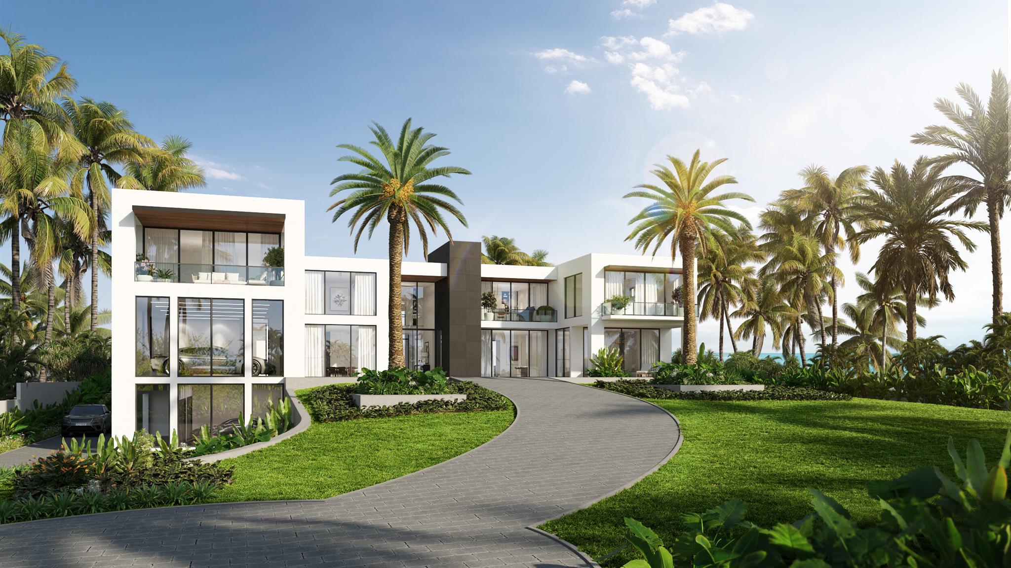 Ocean to intracoastal lot in exclusive Manalapan. All plans and permitting in hand for contemporary 27,500 sq ft masterpiece. Team in place consisting of RWB Construction, Marc Michaels Interior Design, and the Benedict Bullock Architecture Group. Construction can begin immediately with planned completion in fall 2023.  Save over a year of planning and permitting.  Unique opportunity.