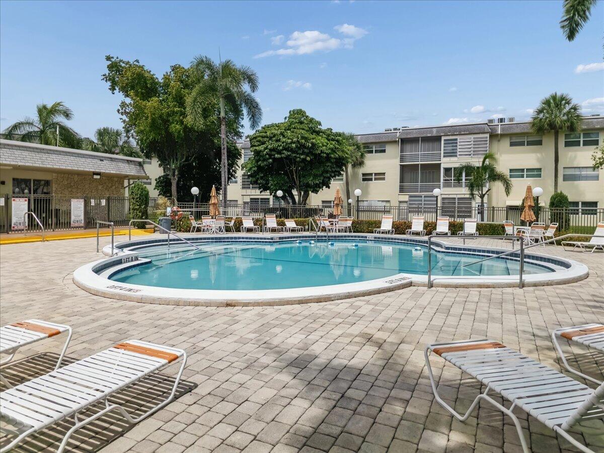 This is your perfect Retreat, located in the heart of Fort Lauderdale. Spacious 1 Bed, 1 Bathroom on the 2nd Floor, ready for you to make it your own. Clean community. This is an attractive 55+ community located close to the world-famous Sawgrass Mills shopping mall. Conveniently located 20 minutes from the beaches, 15 minutes from Fort Lauderdale International Airport, 5 minutes from Sunrise flea market, and within walking distance of a shopping mall and a 9-hole public golf course. Enjoy the convenience of nearby shops, the mall, gas stations, and public transit. The community has several amenities with 2 pools, pool tables, shuffleboard, pickleball, a clubhouse, and a BBQ area. This is Value for your money. Make an appointment today.  Investors you can rent in the 1st year of ownership.