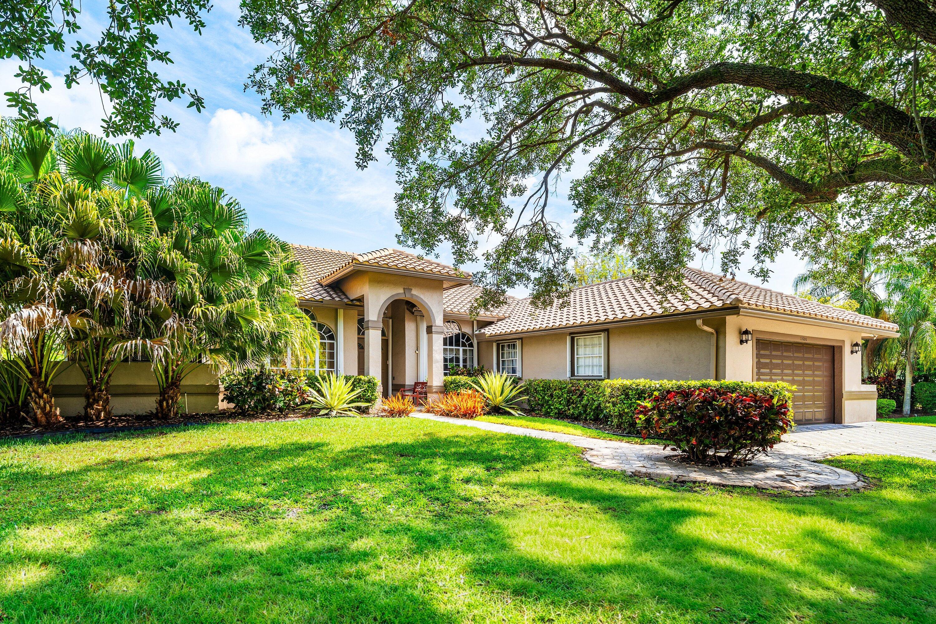 Welcome to your own private oasis. Nestled on a quiet cul-de-sac along a dead-end street, this magnificent one-story estate offers an unparalleled blend of luxury, privacy, and endless opportunity. Set on a sprawling 35,000-square-foot lot with absolutely no overhead power lines and zero HOA restrictions, this gem is the epitome of the highly sought-after Plantation Acres lifestyle. The seamlessly flowing floorplan is bathed in natural light and expertly designed for both grand entertaining and tranquil everyday living. The exclusive primary suite occupies its own dedicated wing, providing the ultimate owner's retreat with maximum privacy. Step outside into a true entertainer's paradise. Enjoy year-round relaxation in your gorgeous heated pool, or challenge friends and family to a match  on your very own private pickleball court! With massive outdoor space, the possibilities to further customize this resort-style backyard are limitless. This property is located within walking distance of the prestigious American Heritage Plantation campus. Furthermore, you will enjoy the ultimate convenience of being just minutes away from world-class shopping and dining at Sawgrass Mills Mall, as well as premier concerts and Florida Panthers hockey at the Amerant Bank Arena. Properties with this level of land, amenities, and location are a rare find.