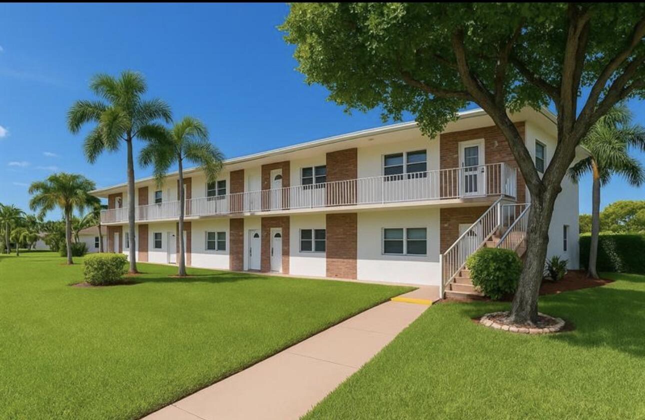 LOCATION, LOCATION, LOCATION! Just 4 miles from the beach and conveniently located near Tri-Rail stations, this beautifully updated 2-bedroom, 1-bath condo is nestled in the desirable Leisureville Golf Community. Situated on the second floor, this unit offers peaceful golf course views and access to a free 9-hole golf course for residents. Freshly painted with new flooring, this move-in-ready condo is just steps from the pool, clubhouse, shuffleboard, billiards room, dry sauna, and more. Enjoy the Florida lifestyle in a vibrant 55+ community with resort-style amenities. Call today and make this slice of paradise your new home!