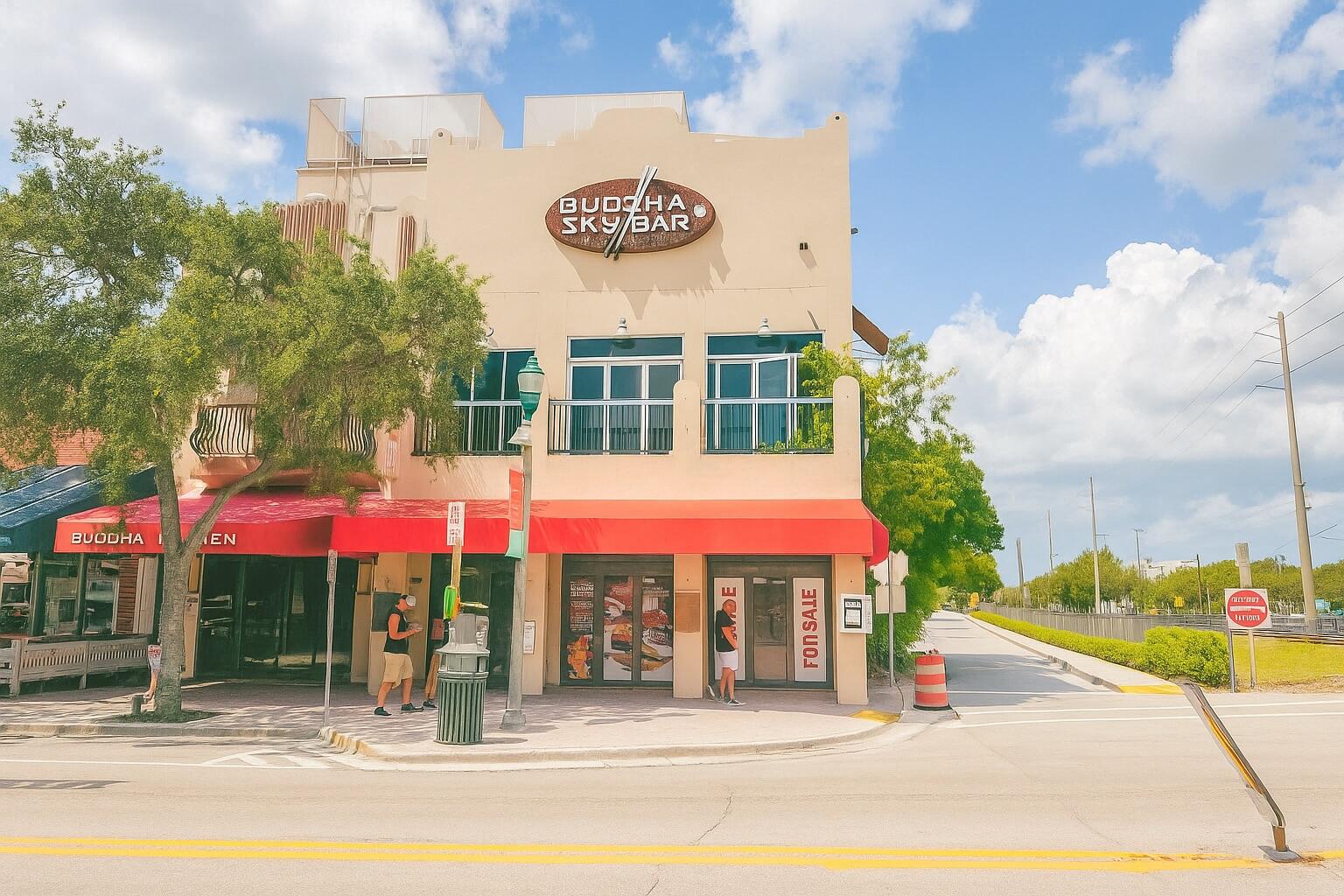 Prime downtown Delray Beach building directly on Atlantic Avenue. This 3-story, mixed-use property offers versatile space for restaurant, bar, nightclub, retail, or office operations.Features include a full bar, interior and ext. elevator access all levels, and an approved outdoor seating area. Located on high-traffic Atlantic Avenue with excellent visibility, parking, and nearby retail and dining. Ideal for restaurateurs, event operators, or investors seeking a venue in a vibrant, walkable location. Immediate availability. 
1st-floor dining seats 250 w/ a full bar and approved outdoor seating. 2nd floor nightclub accommodates 123 w/ full bar service, while the 3rd floor offers a 150-seat restaurant w/ bar and kitchen. Includes 11 on-site parking spaces plus street. Also avail for lease!